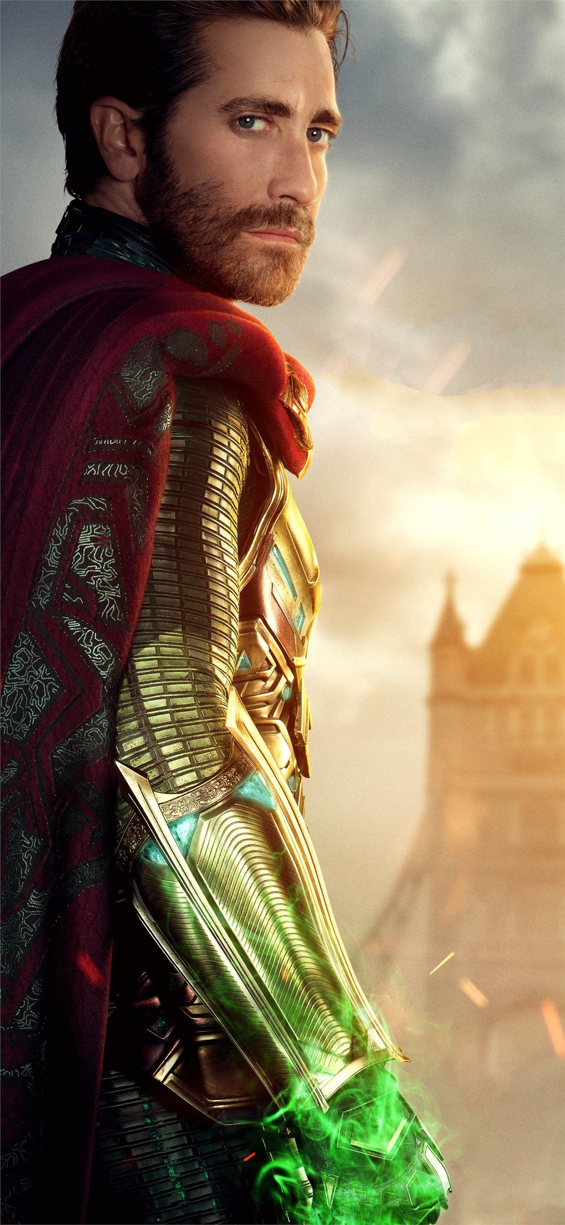 jake gyllenhaal as mysterio in spider man far from. iPhone X