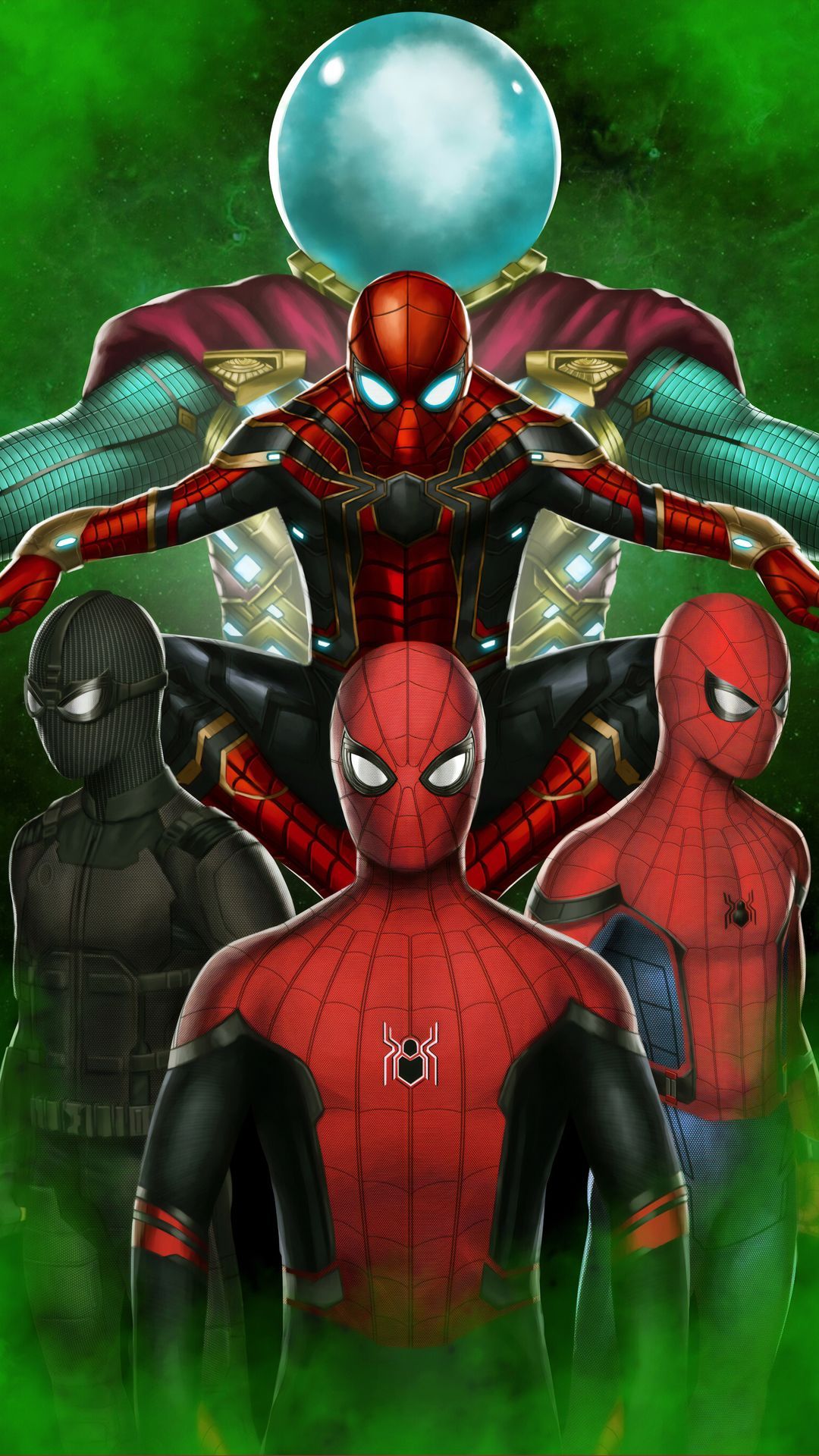 Spiderman Vs Mysterio 4k New Mobile Wallpaper iPhone, Android