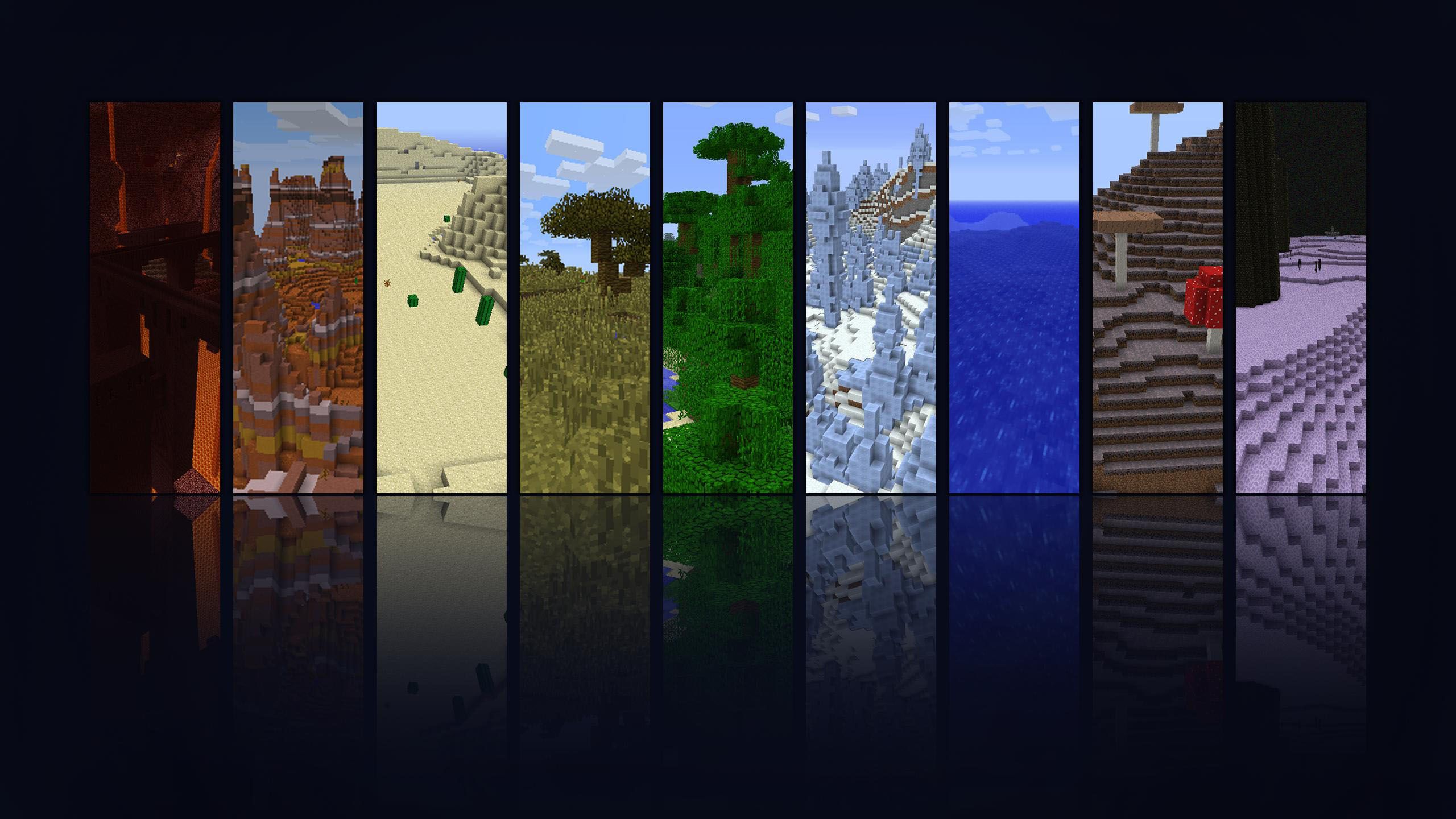 Free download Minecraft Biomes Wallpaper 3666 on WallpaperMade