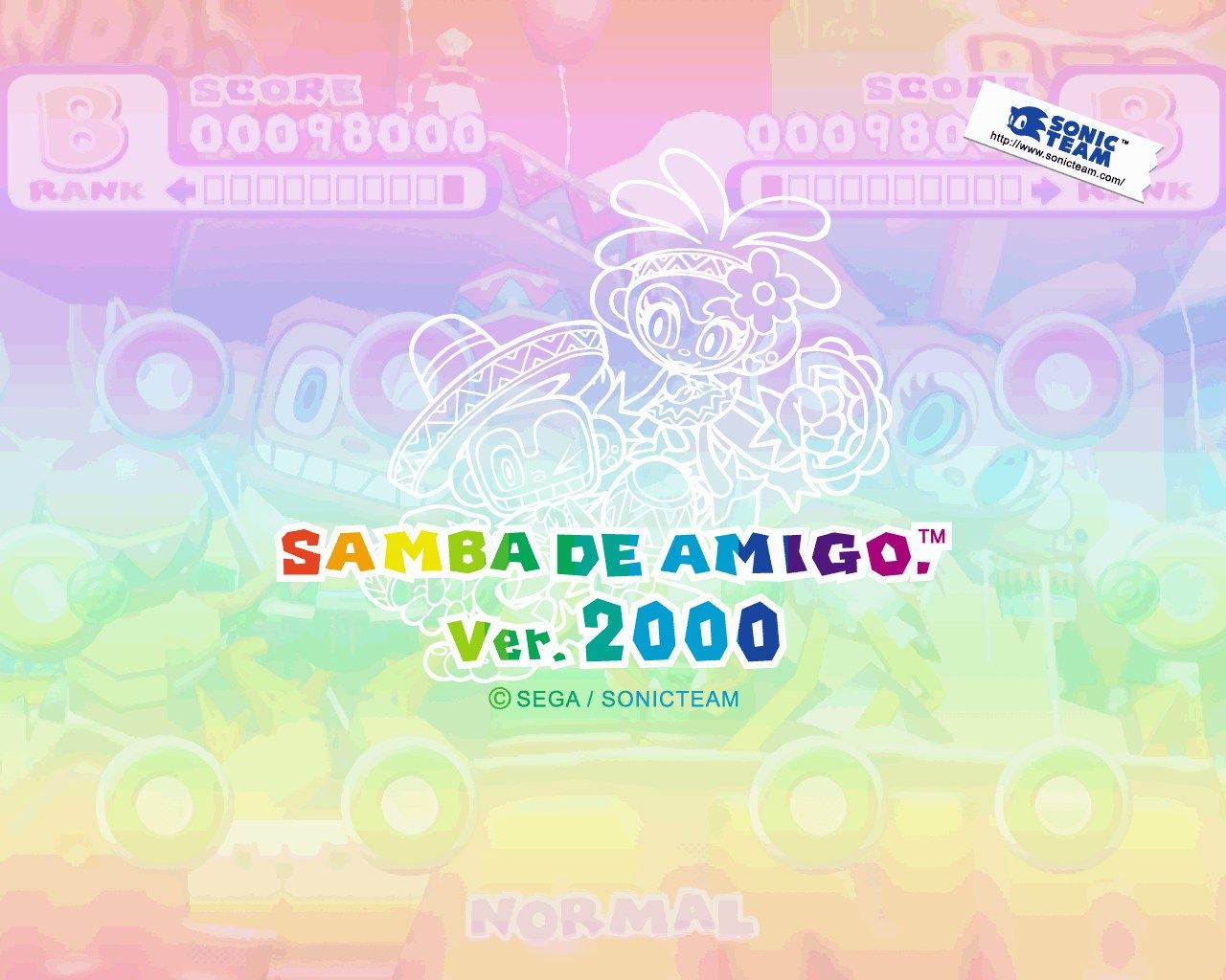 Shadow of a Hedgehog ./ Samba de Amigo Series Wallpaper