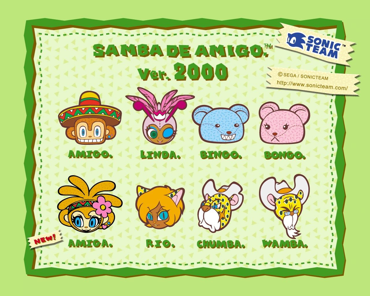 Shadow of a Hedgehog ./ Samba de Amigo Series Wallpaper