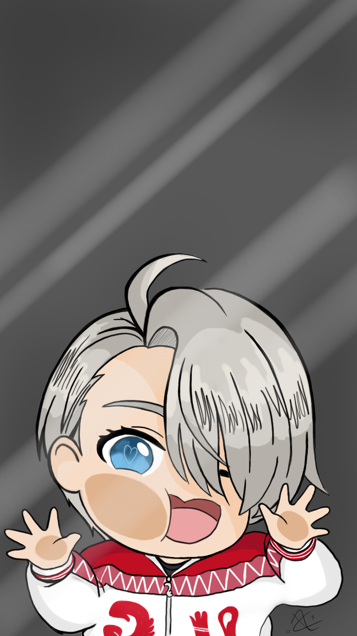 Yuri_on_ice_victor_phone_wallpaper_by_awttani_blue Daxb2hm.png