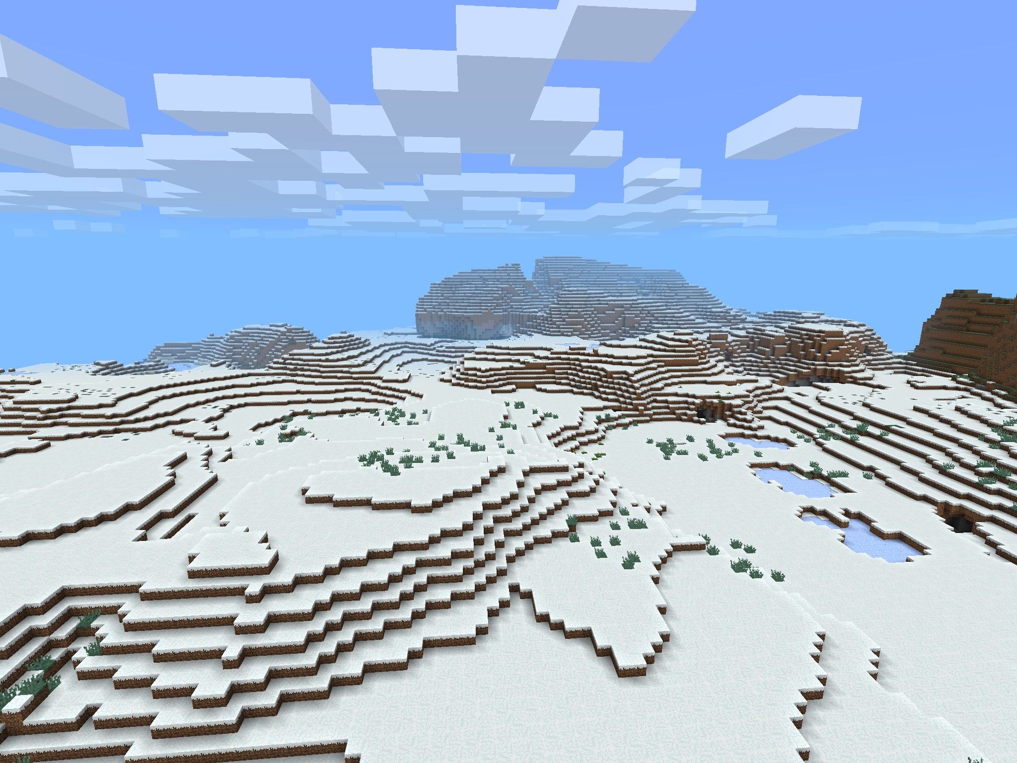 Ice Plains Biome Minecraft Tundra, HD Wallpaper