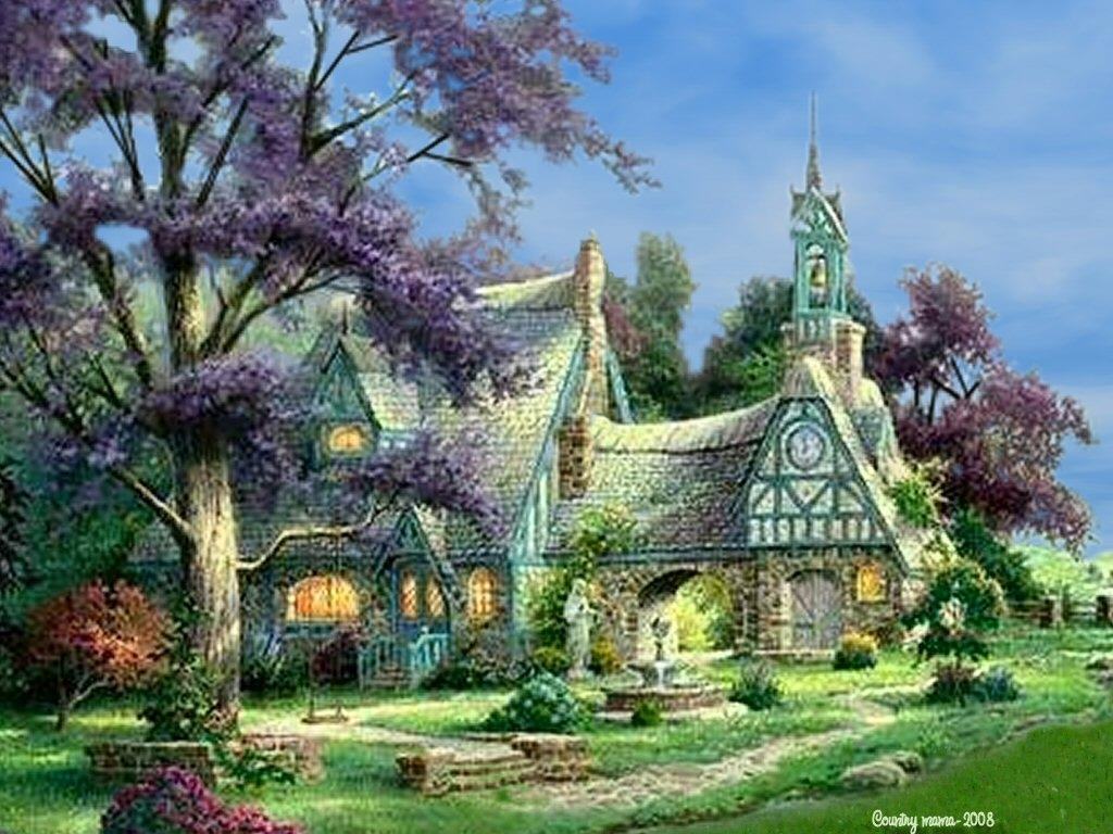 Country Cottage Wallpapers - Wallpaper Cave