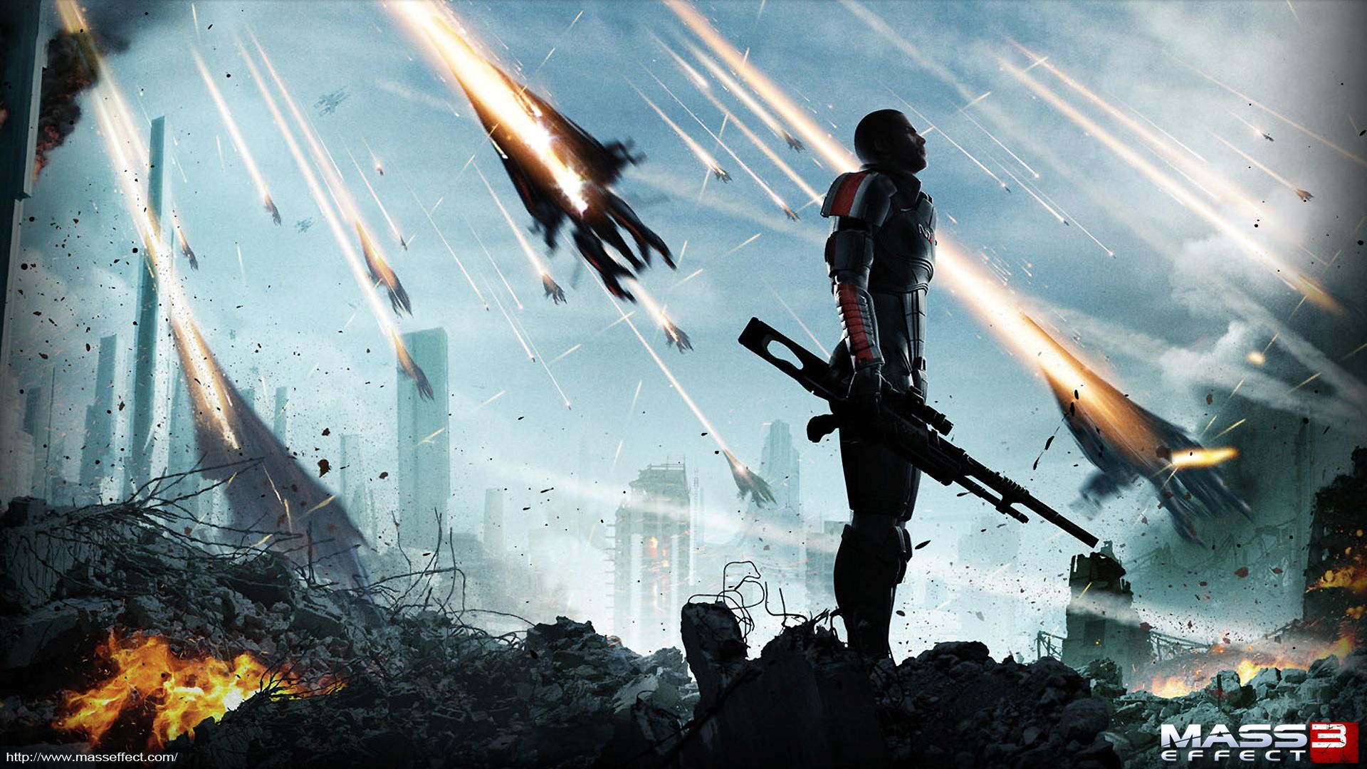 Free download Wallpaper fond decran pour Mass Effect 3 PC PS3