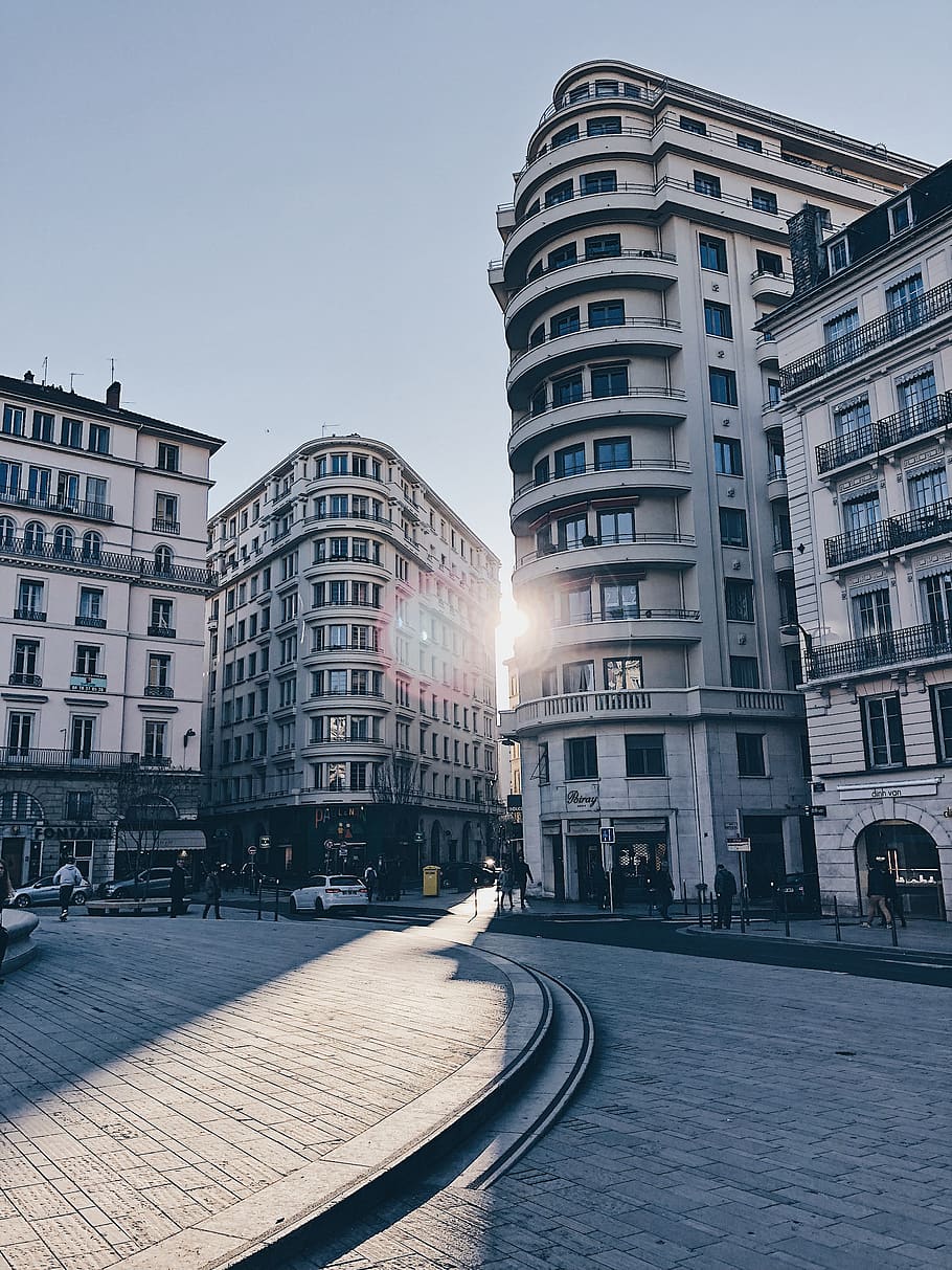france, lyon, place des jacobins, sky