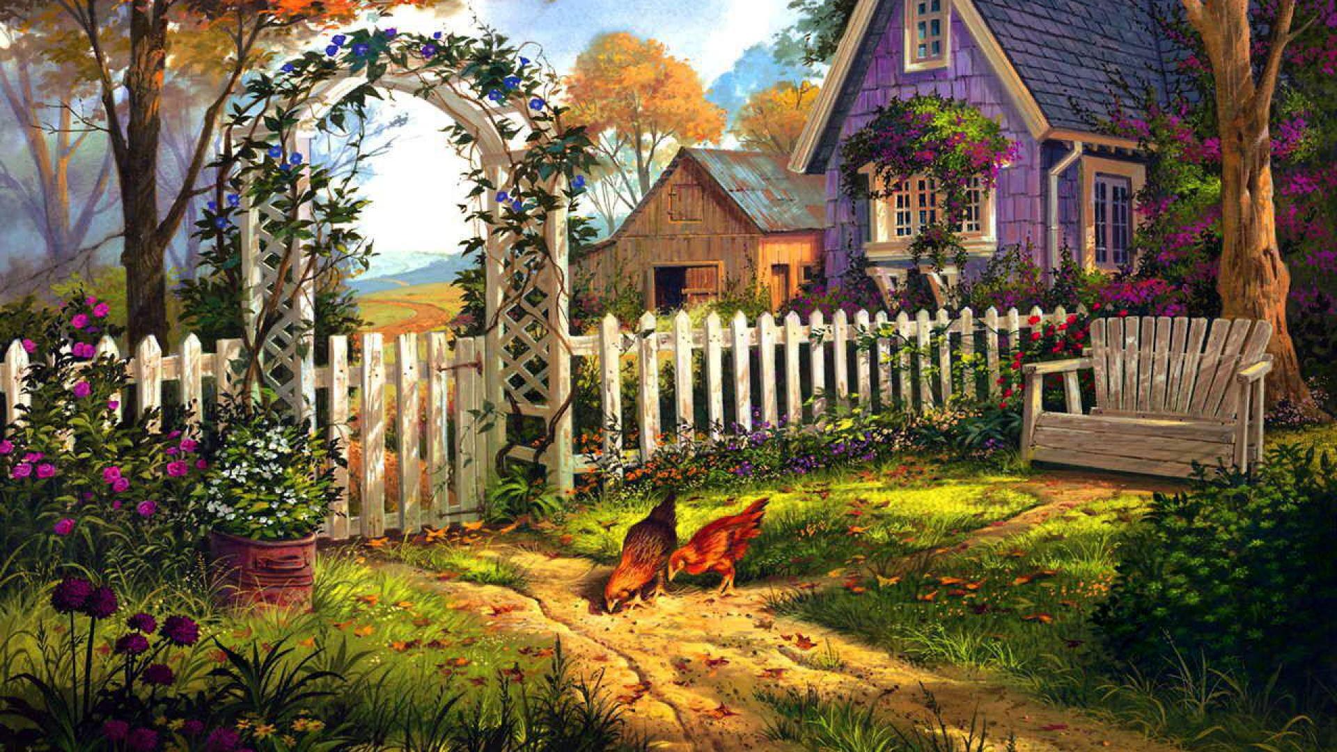 Free download Country cottage 148615 High Quality and Resolution