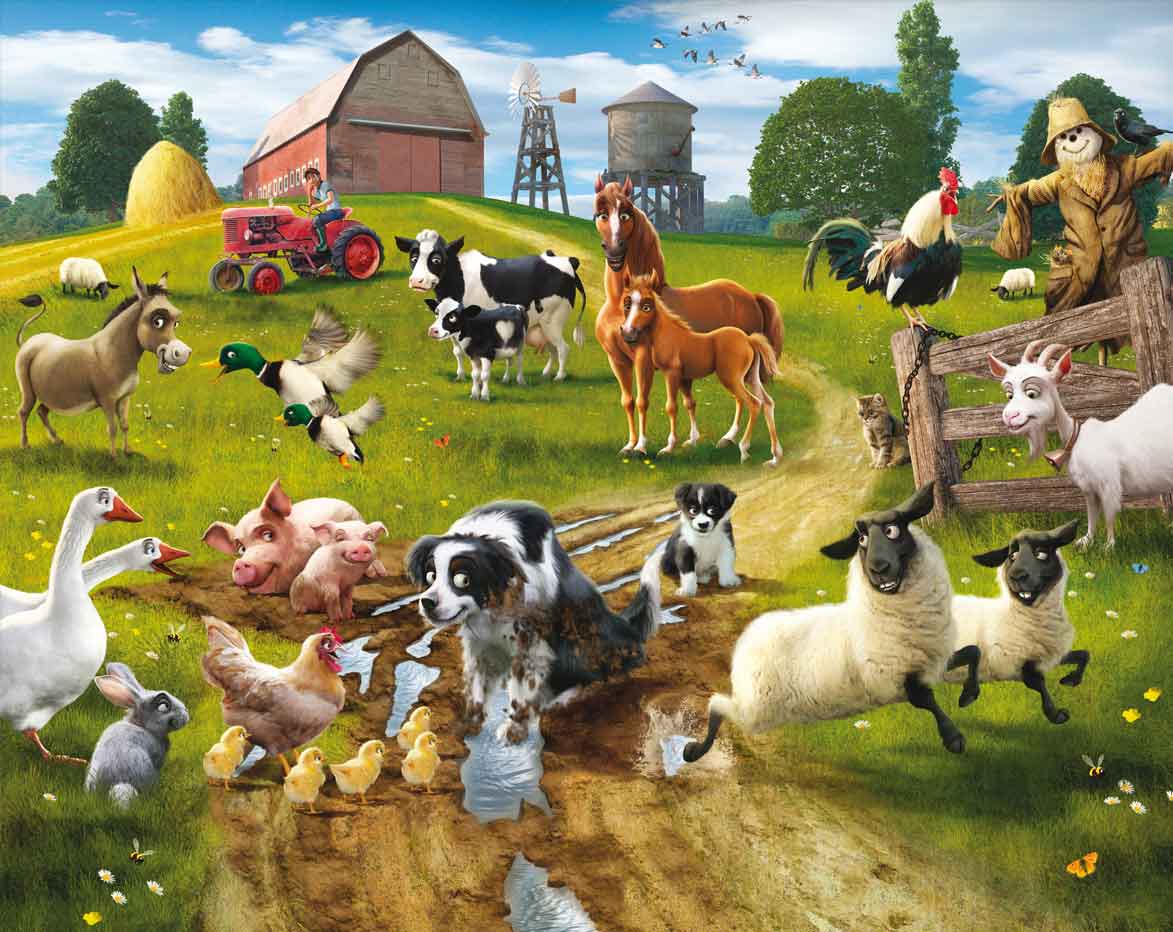 Free download Farm Animals Wallpaper [1173x932] for your Desktop