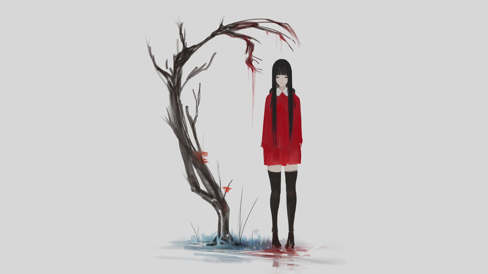 Depressed Anime Girl 1080p Wallpapers - Wallpaper Cave