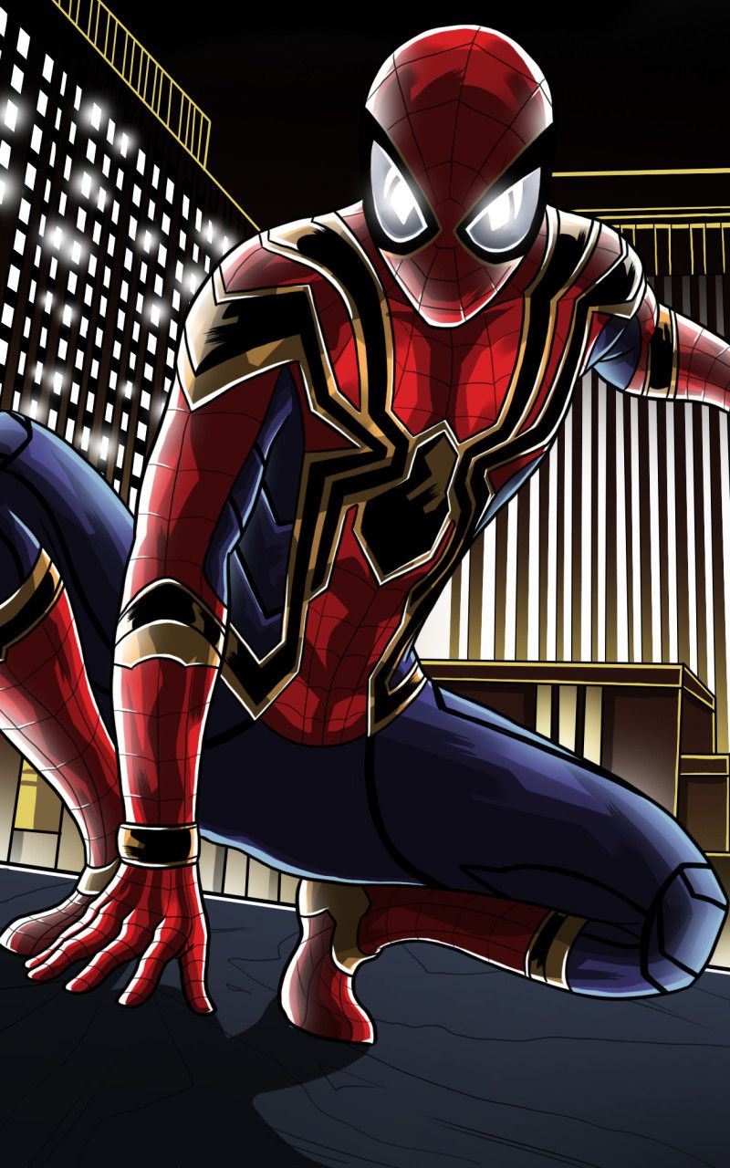 Iron Spider Suit In Avengers Infinity War Artwork Nexus 7