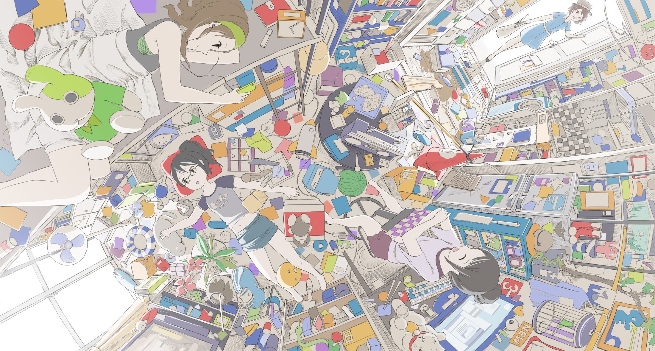 Anime / scenery wallpaper