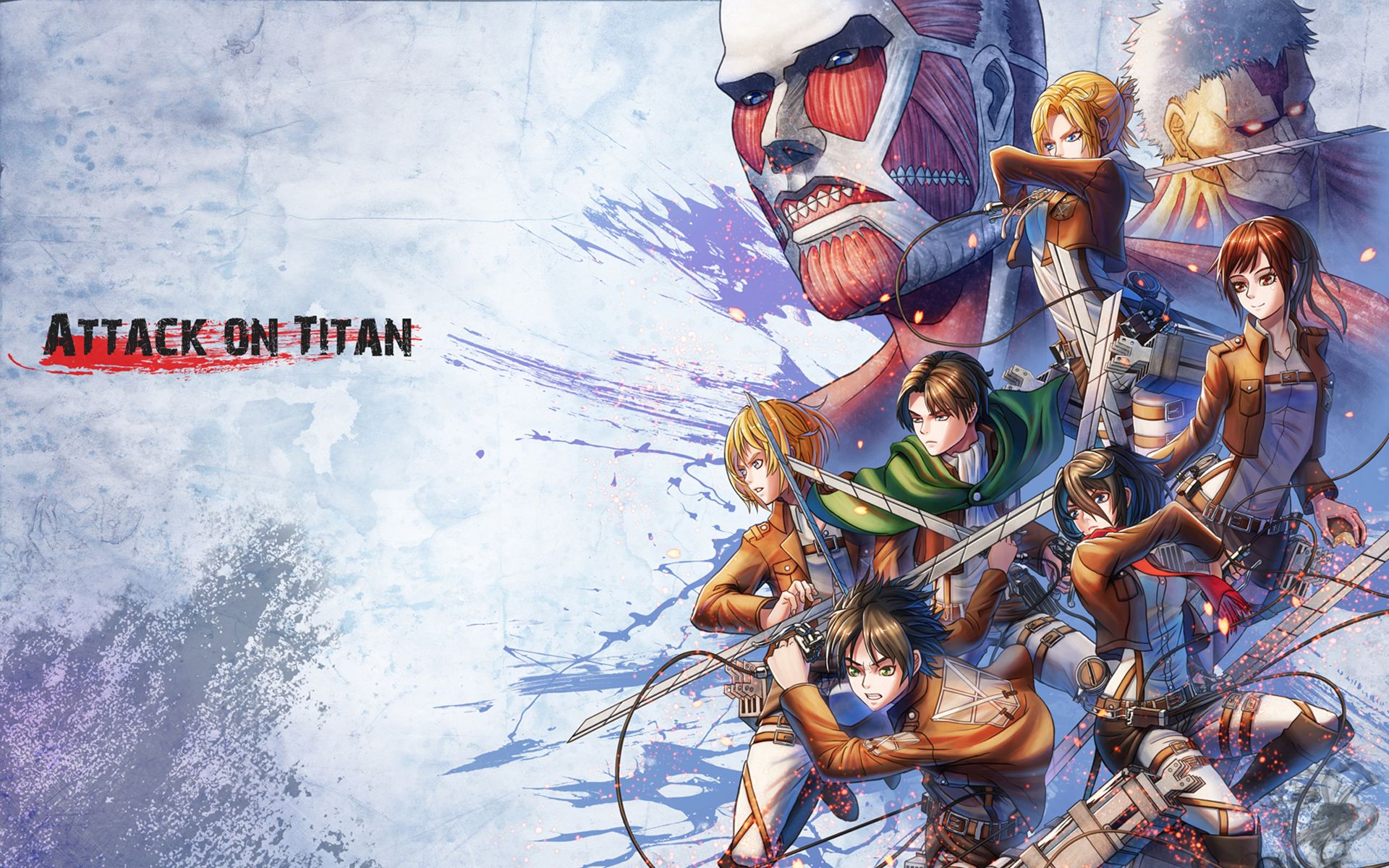 Attack on titan poster HD Wallpaper. Background Imagex1200