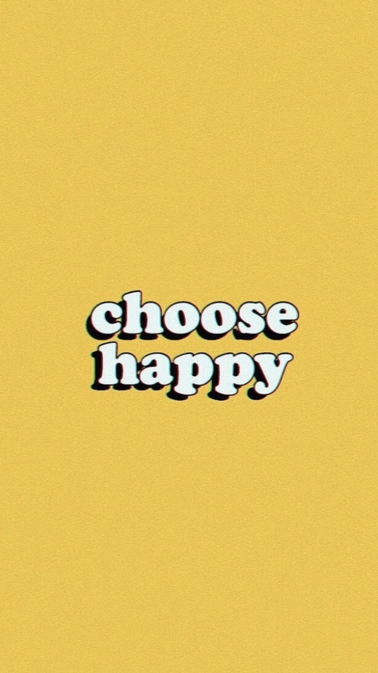 Choose happy! #inspirational #quote. Happy wallpaper, Quote aesthetic, Wallpaper quotes