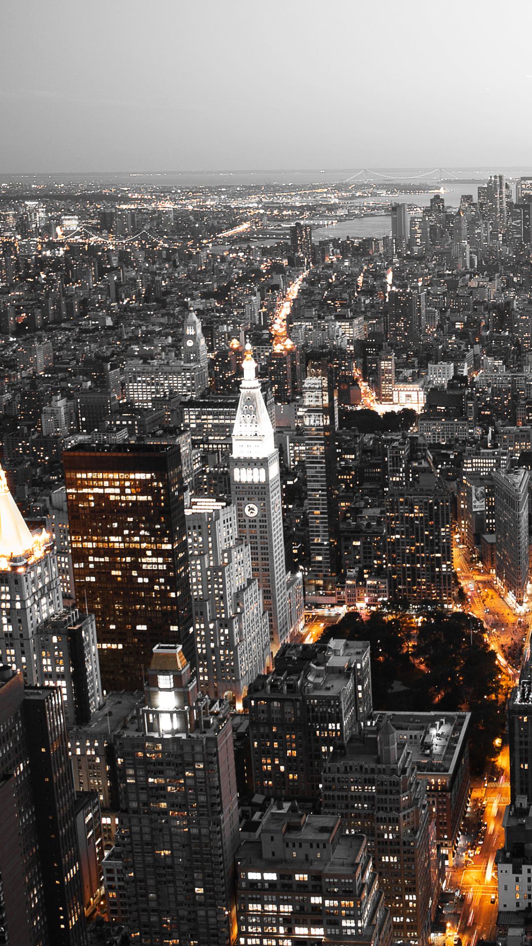 Cool City Lights Android Wallpaper free download
