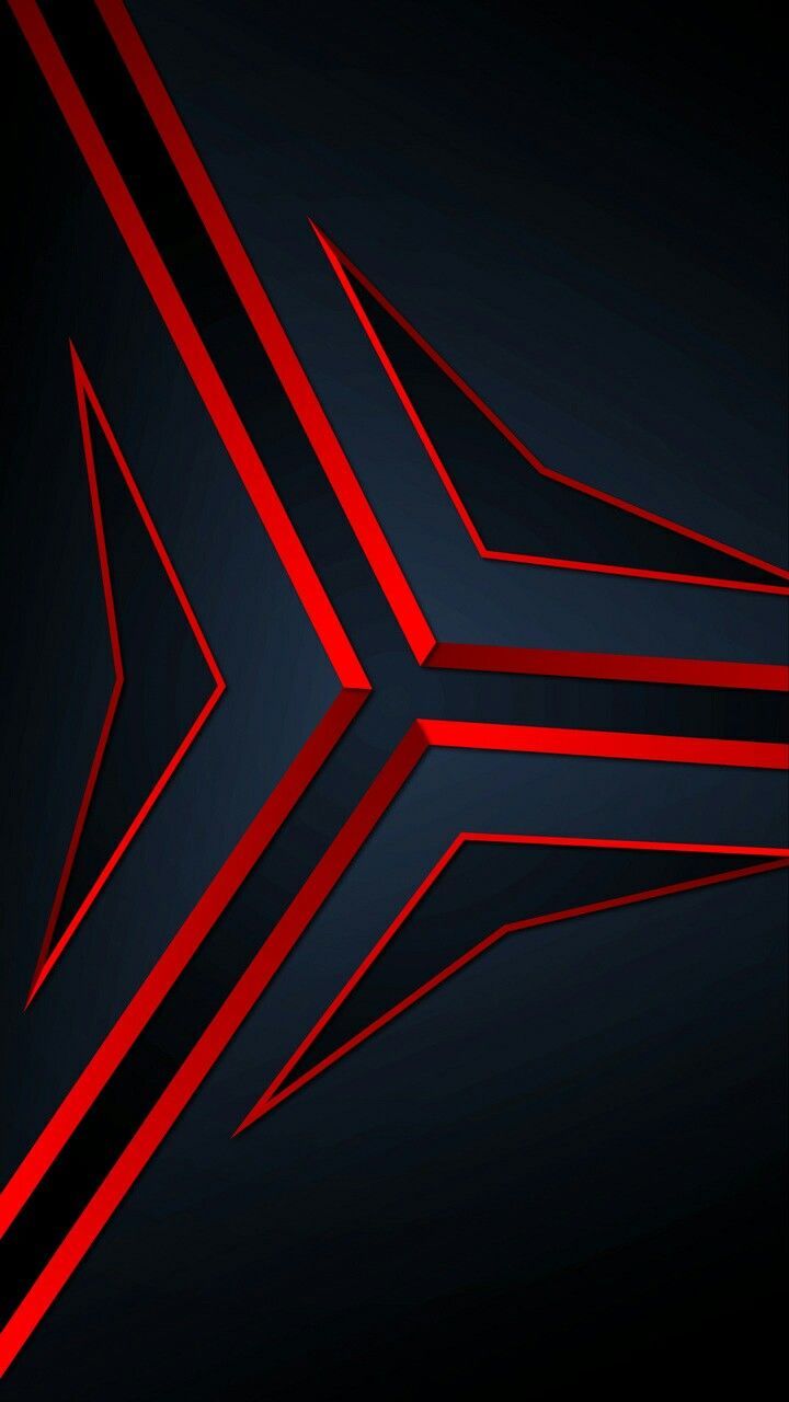 Blue with Red Abstract Wallpaper. Desain grafis, Abstrak