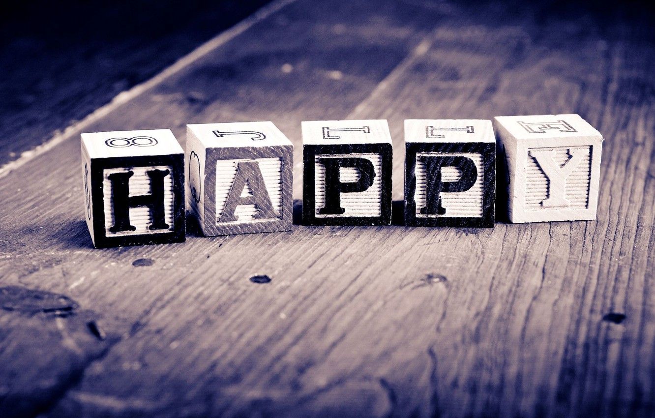 Wallpaper happiness, letters, background, widescreen, Wallpaper