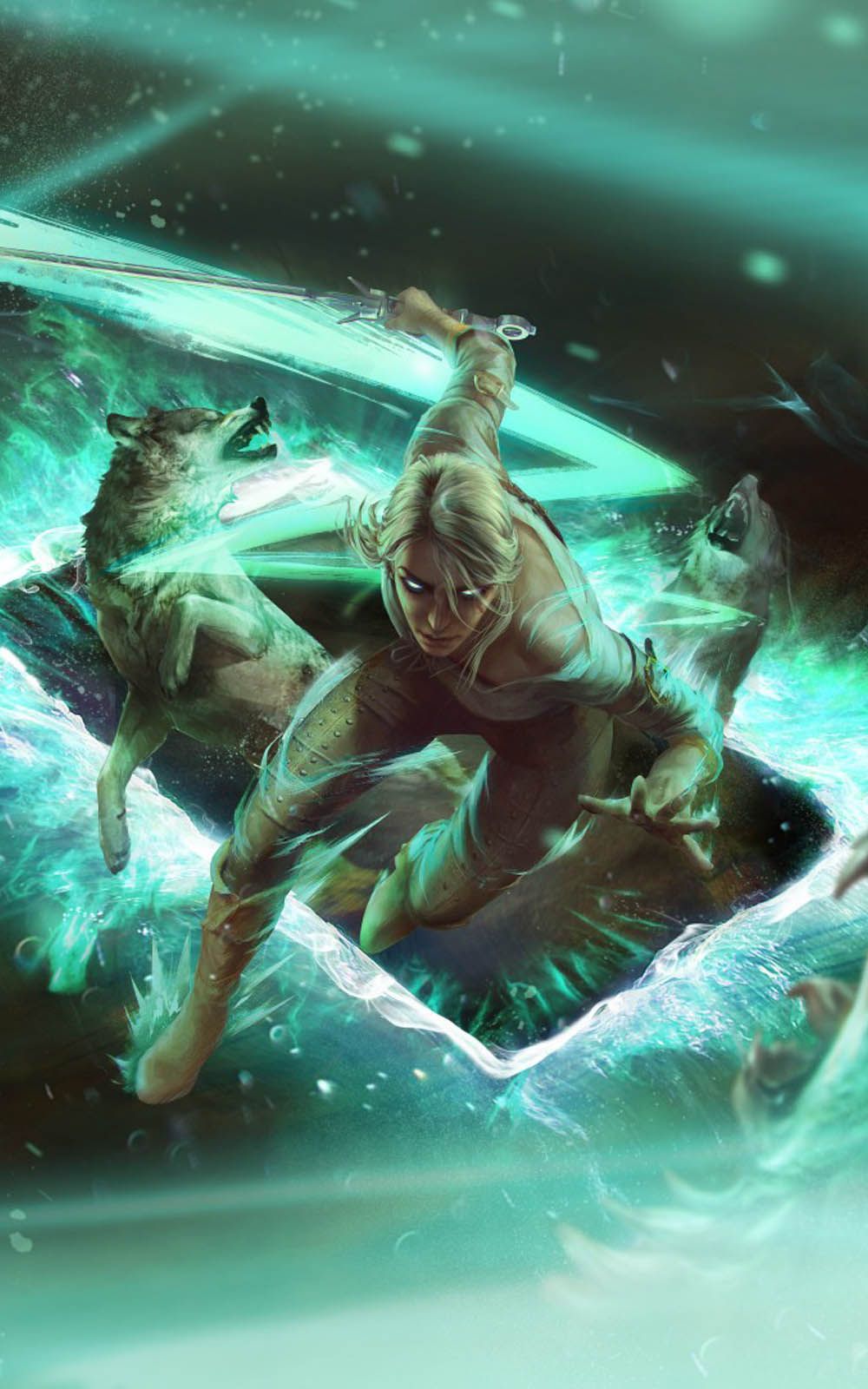 Ciri Gwent In Tthe Witcher Card Game 2017 Free 4K Ultra HD Mobile