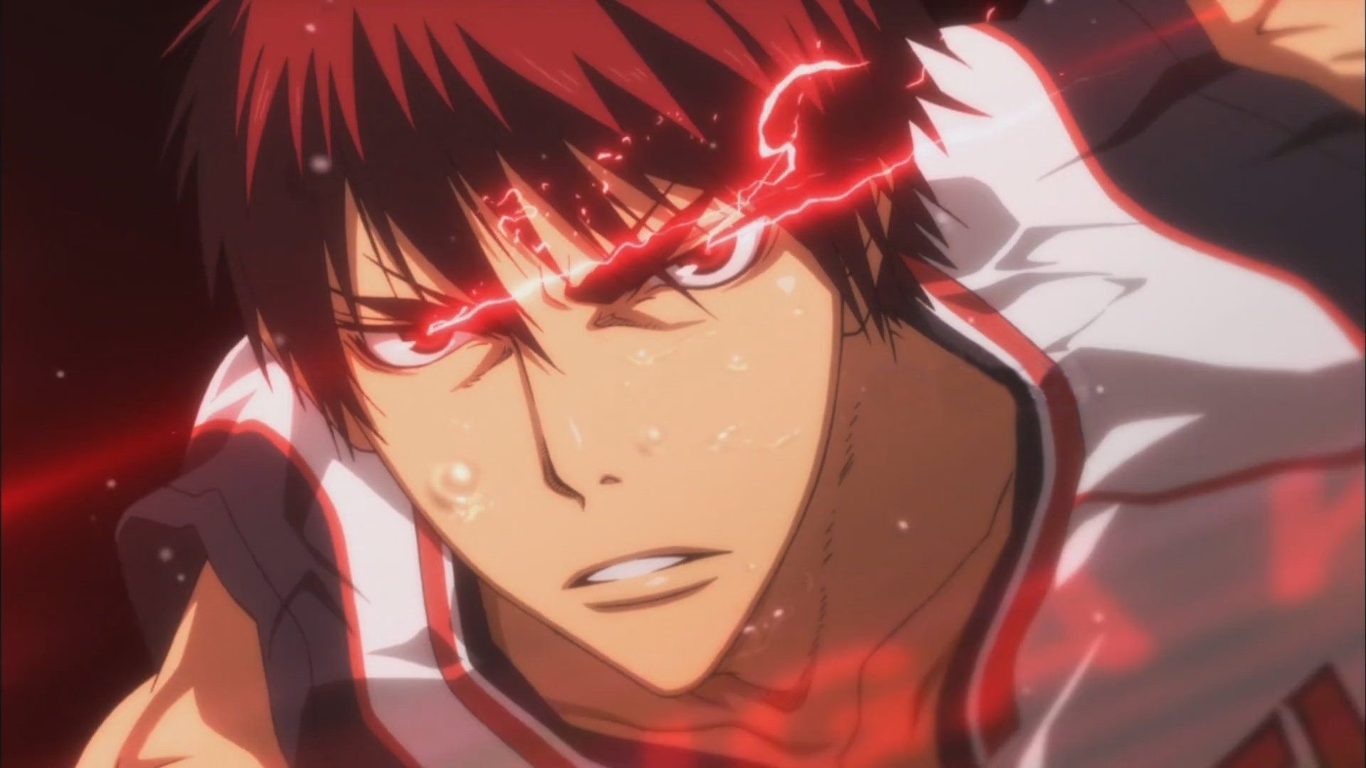 Anime Kuroko's Basketball Sport Short Hair Red Eyes Red Hair Taiga