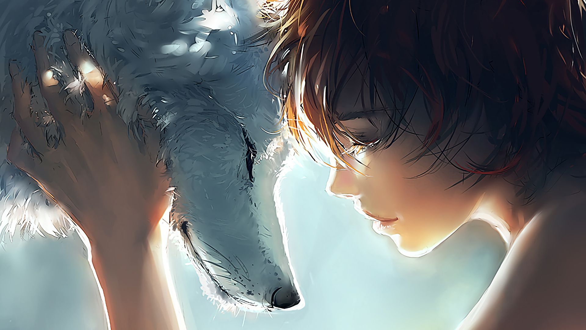 1920x1080 Original (Anime), Princess Mononoke, Short Hair