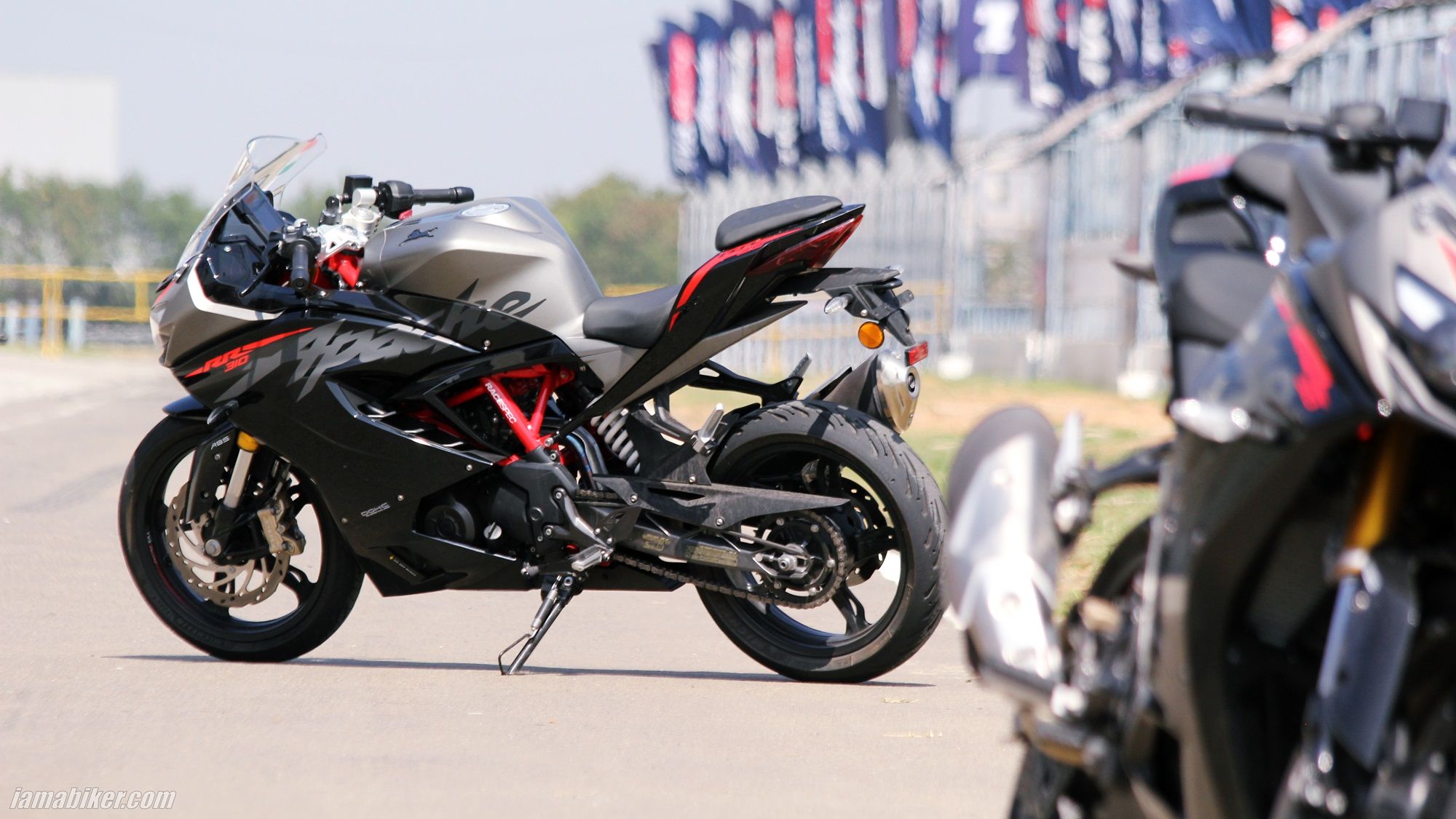 BS6 TVS Apache RR 310 HD wallpaper. IAMABIKER