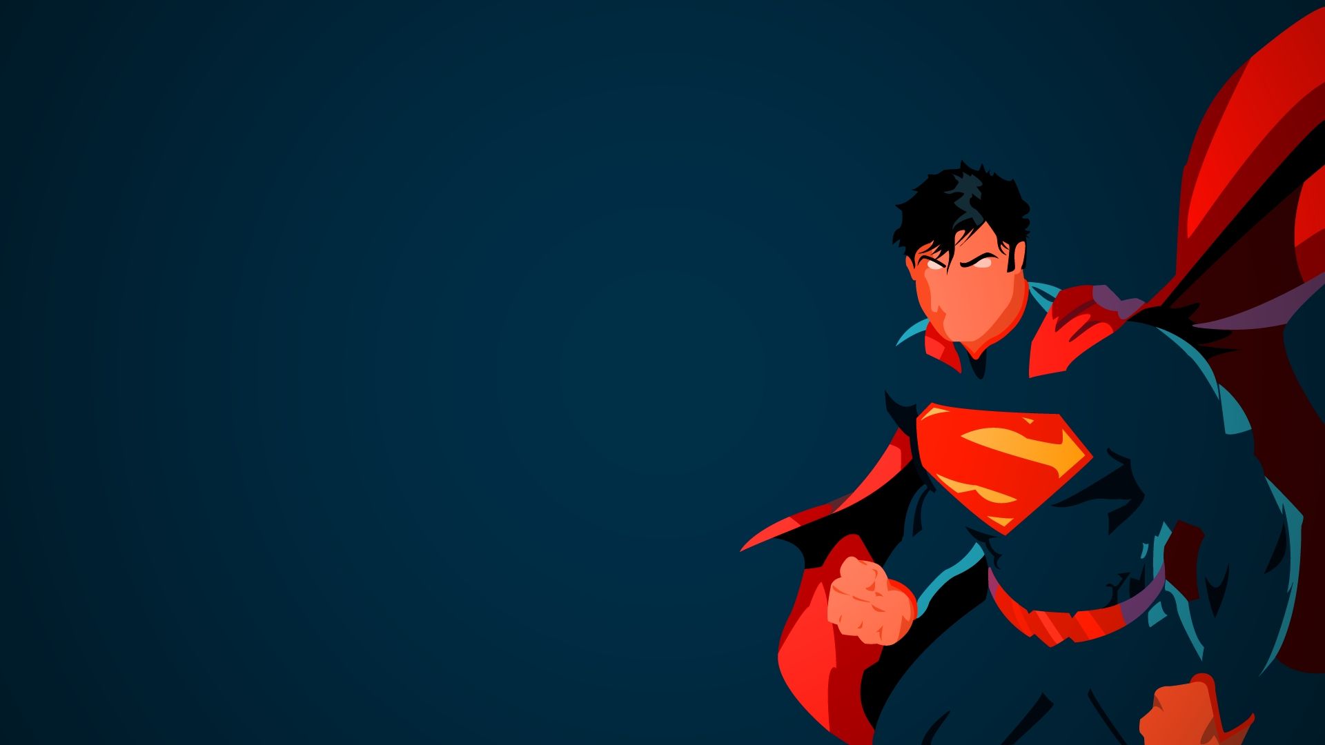 Superman Minimal, HD Superheroes, 4k Wallpaper, Image