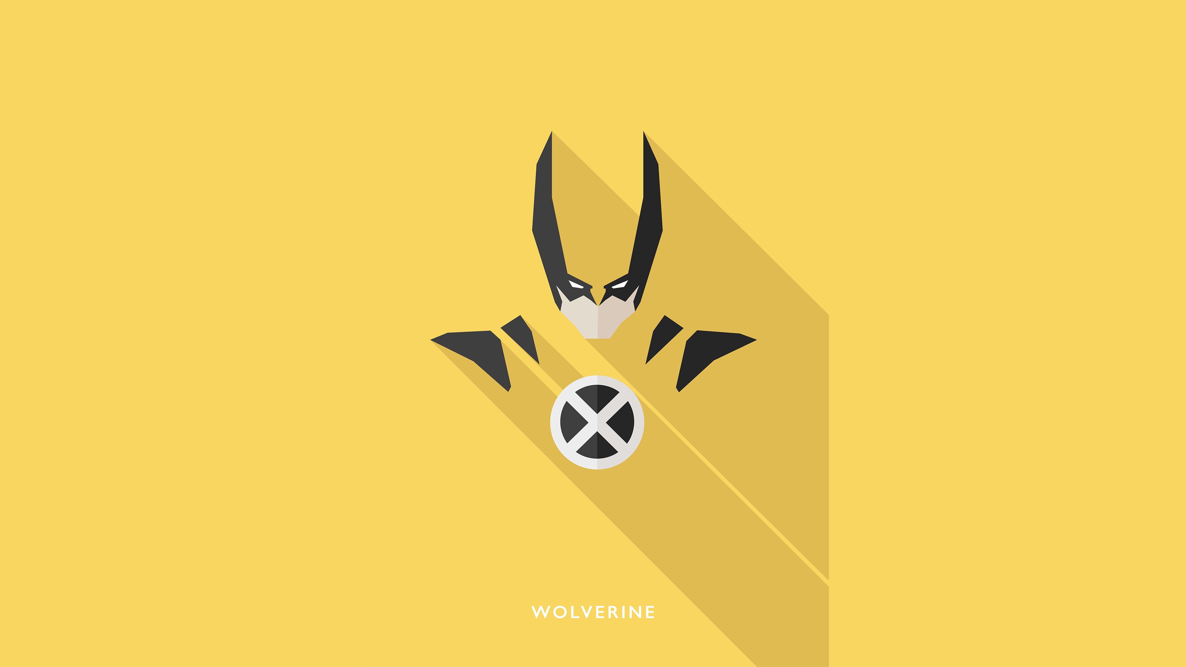 Wolverine Minimalist 4k wolverine wallpaper, superheroes