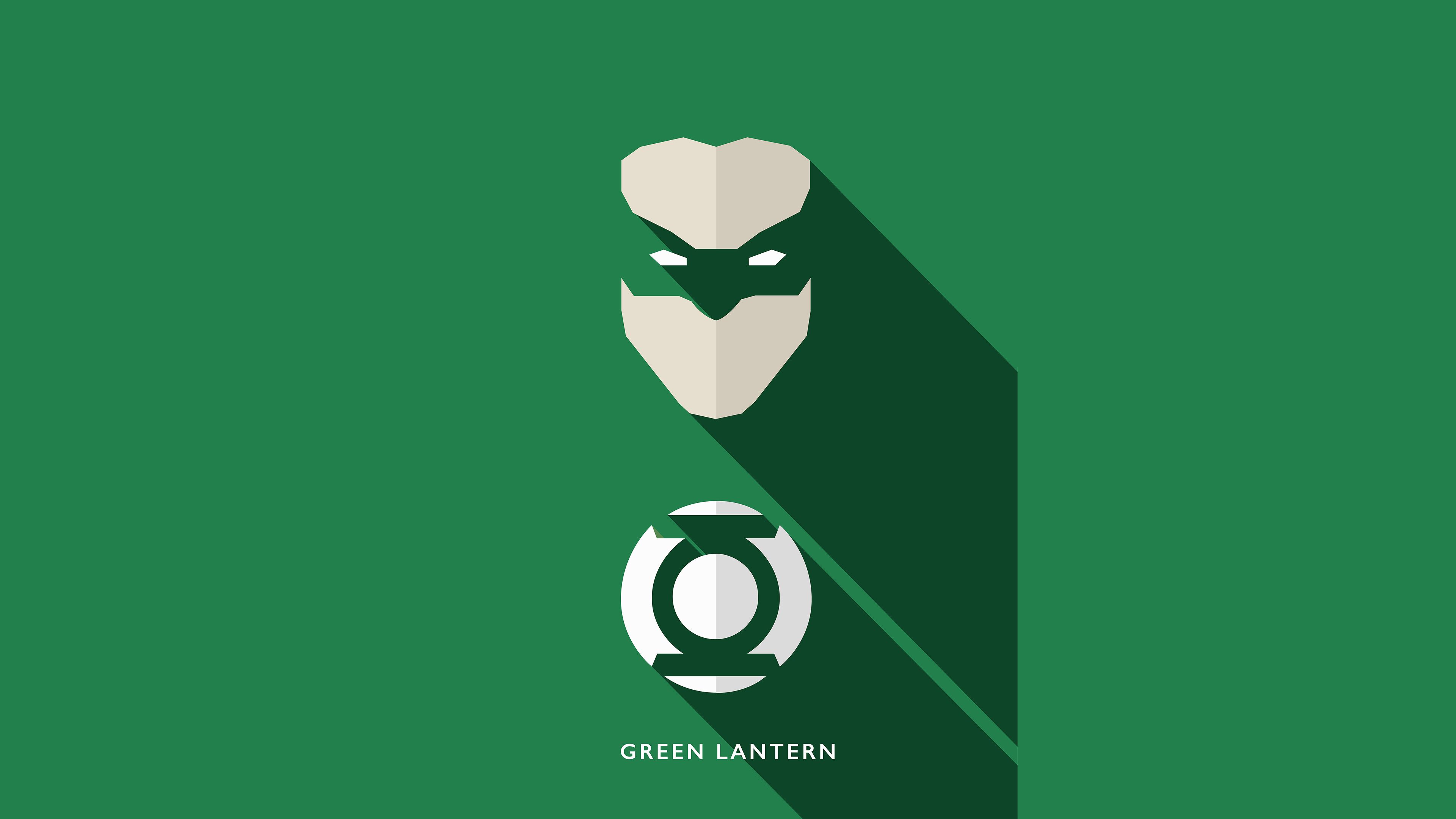 Wallpaper 4k Green Lantern Minimalism 4k 4k Wallpaper, Artist