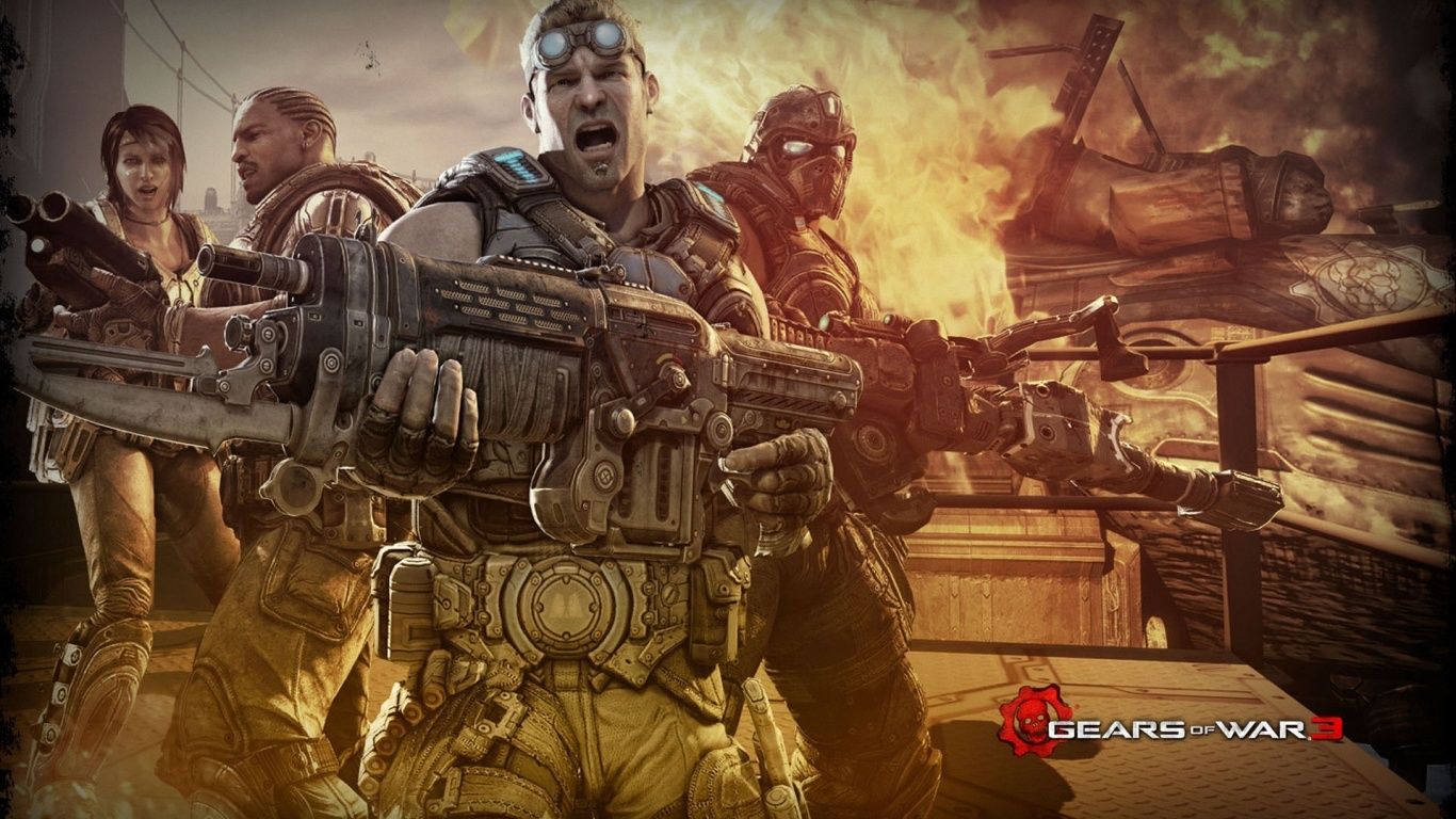 Gears of War 3 Theme desktop PC and Mac wallpaper