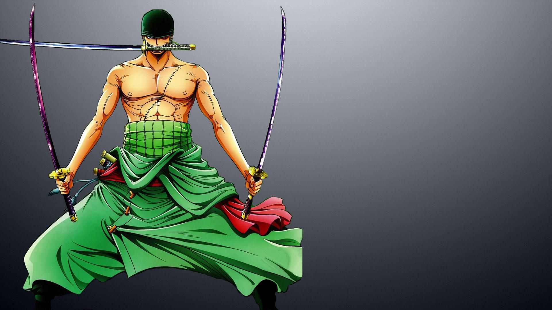 HD Roronoa Zoro with swords Piece Wallpaper. Download Free