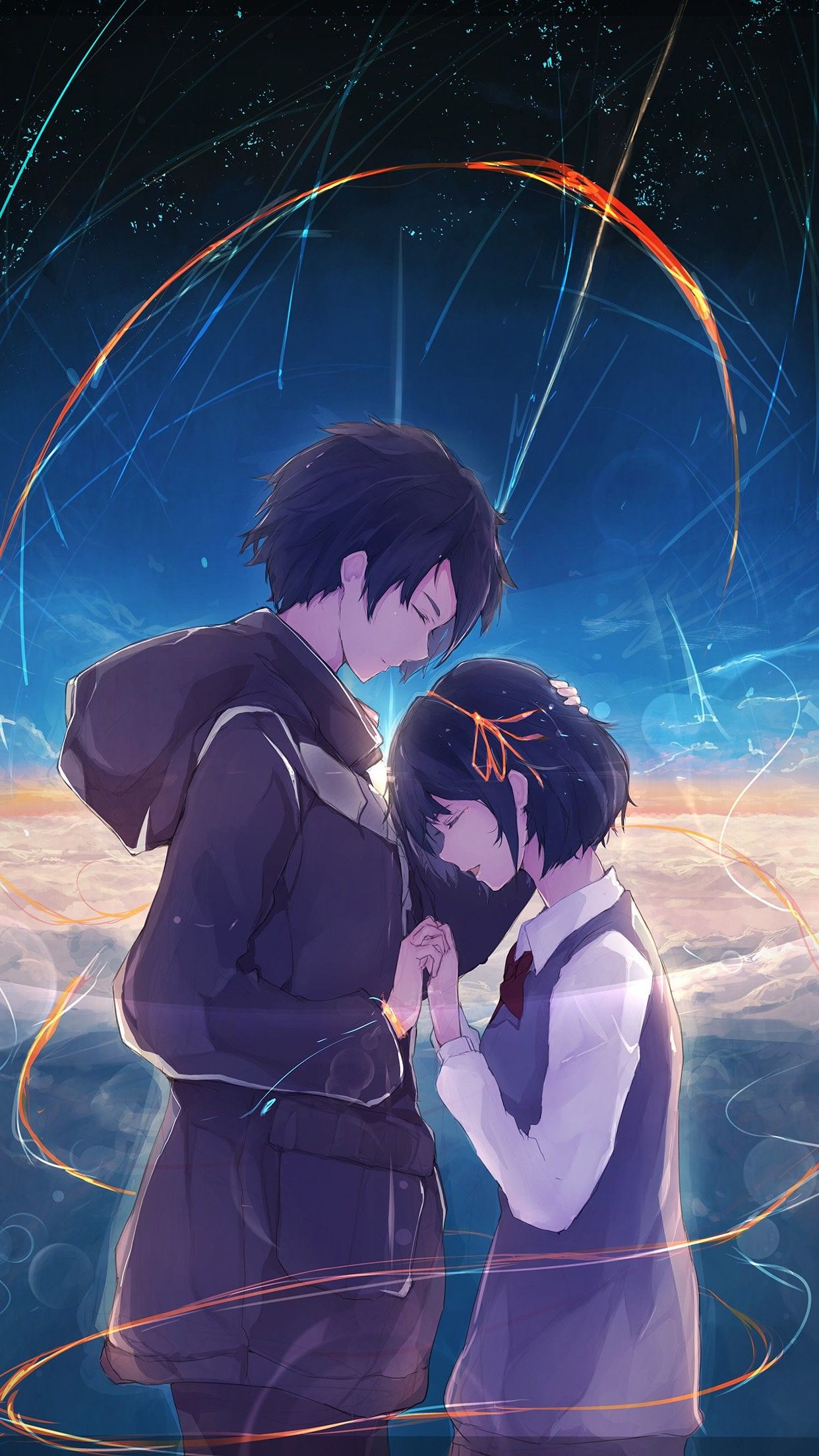 Anime Hug Wallpaper