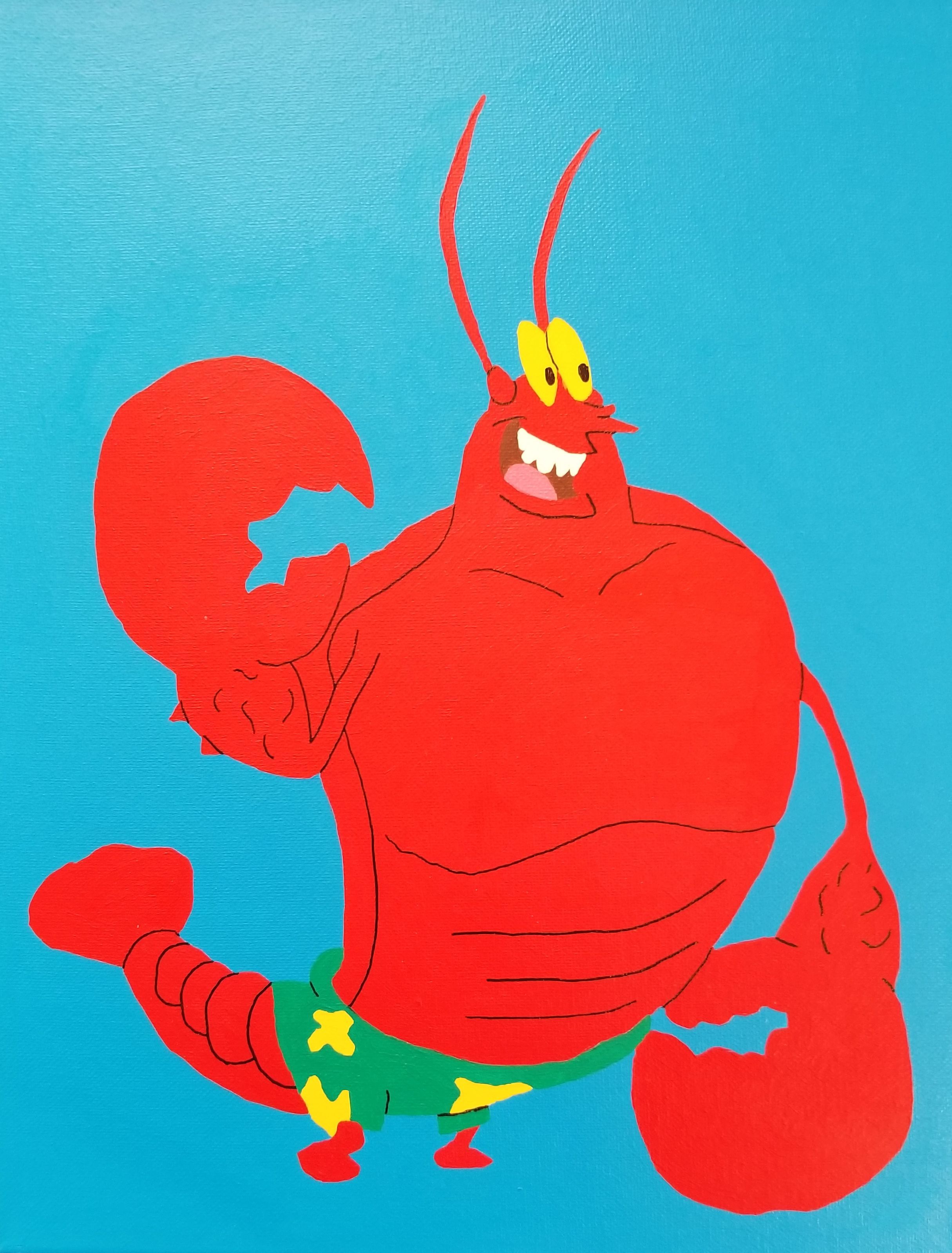 Larry Lobster. Spongebob, Character, Painting
