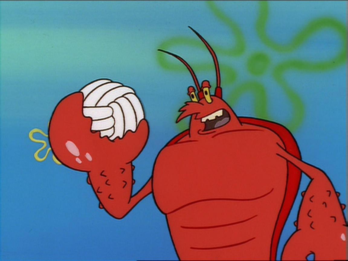 Mods are asleep, quick upvote Larry the Lobster!