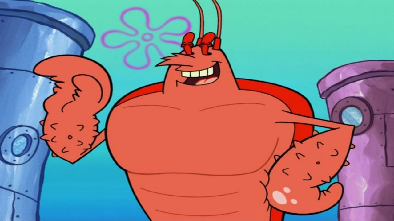 Spongebob Characters Larry The Lobster