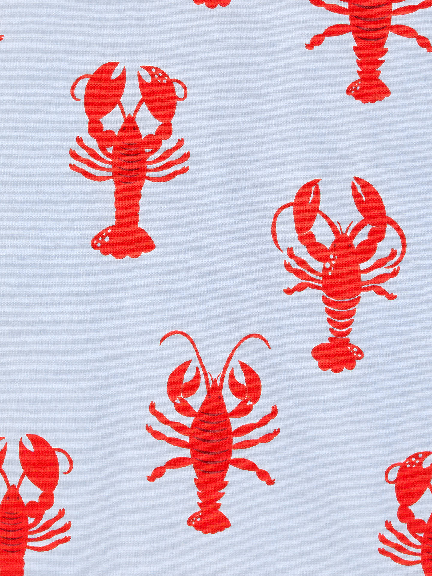 John Lewis & Partners Larry Lobster PVC Tablecloth Fabric at John