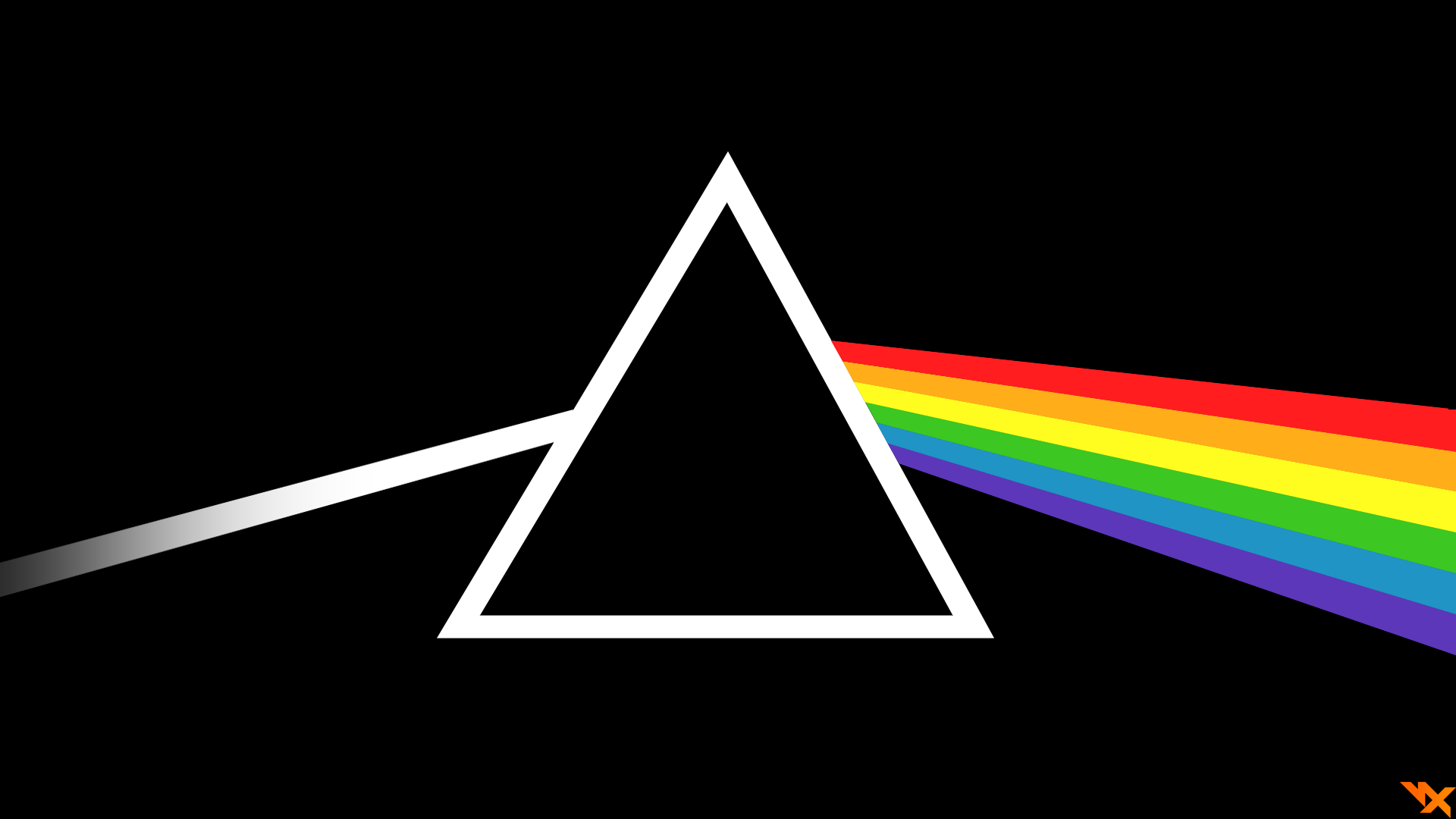 I Made A Simplistic Pink Floyd Pride Flag Wallpaper