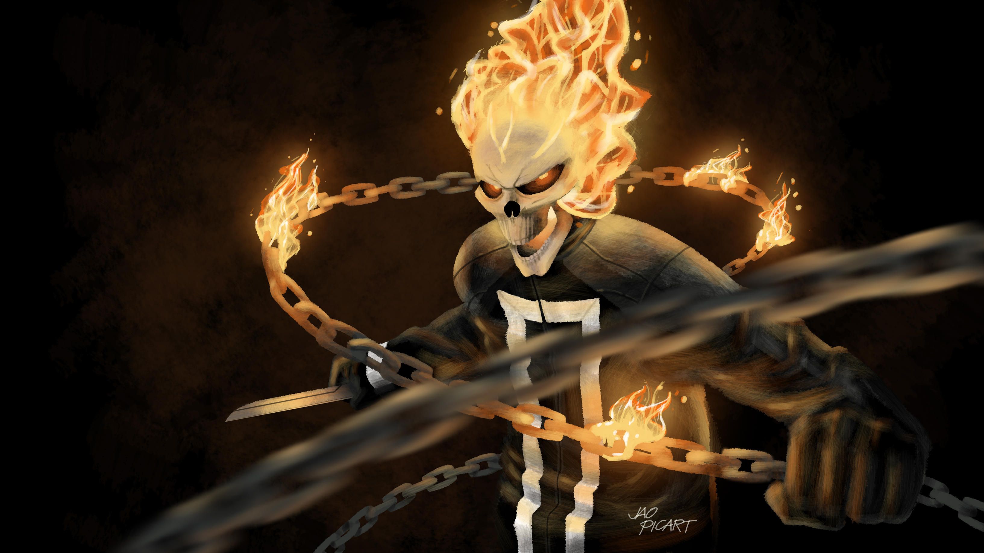 Ghost Rider, Marvel Comics Wallpaper And Background Reyes Ghost Rider Agents Of Shield Wallpaper & Background Download