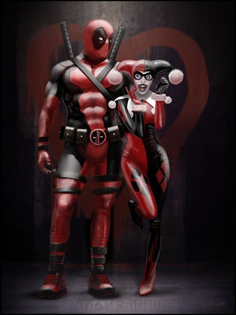 Deadpool and Harley Quinn Wallpaper Free Deadpool