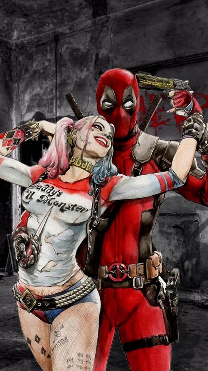 Deadpool e Quinn wallpaper