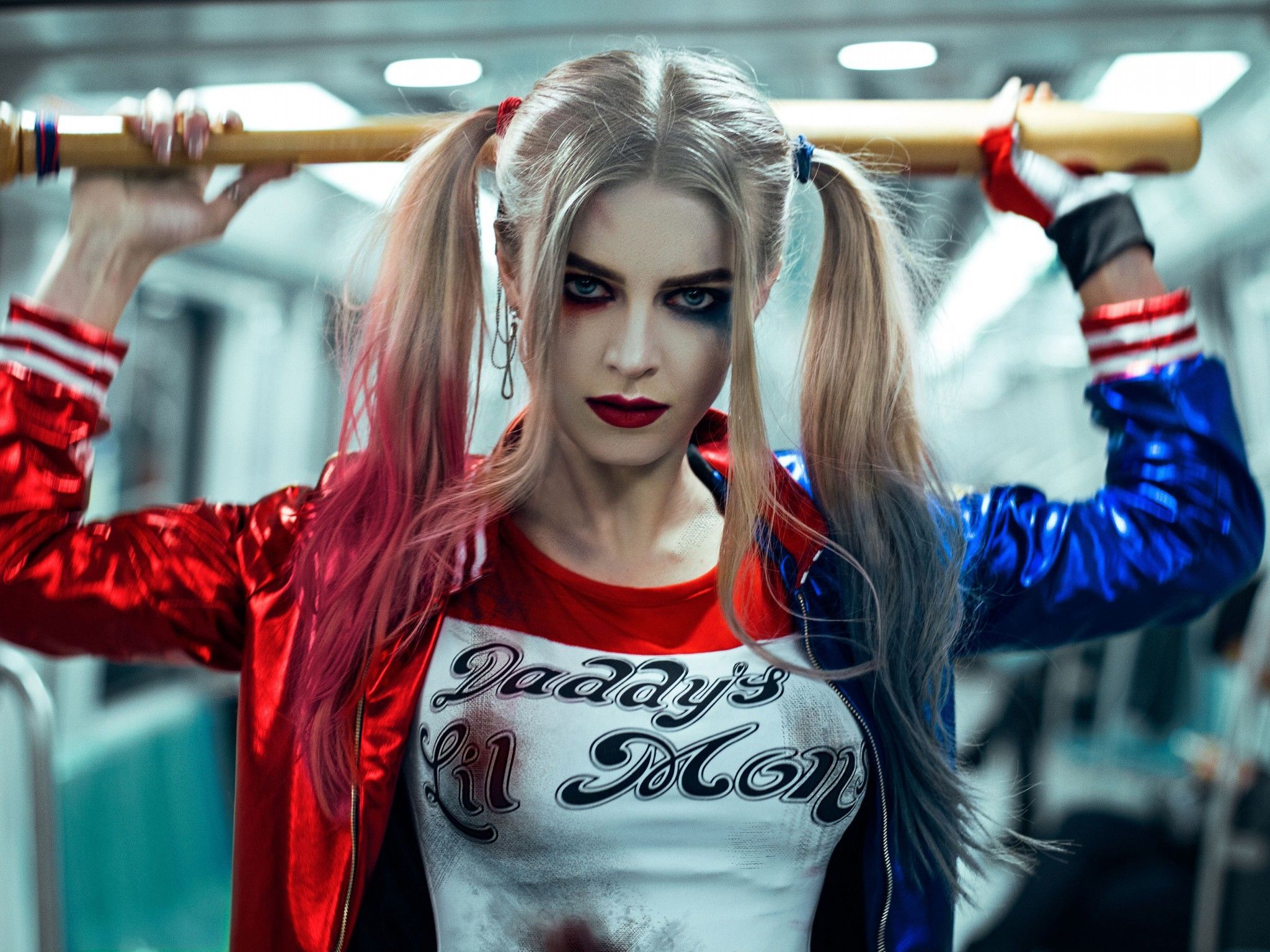 Wallpaper Harley Quinn, Cosplay, 4K, Movies