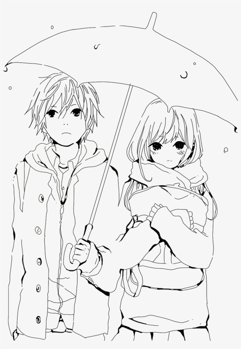 Drawing Anime Boy And Girl Wallpapers Wallpaper Cave