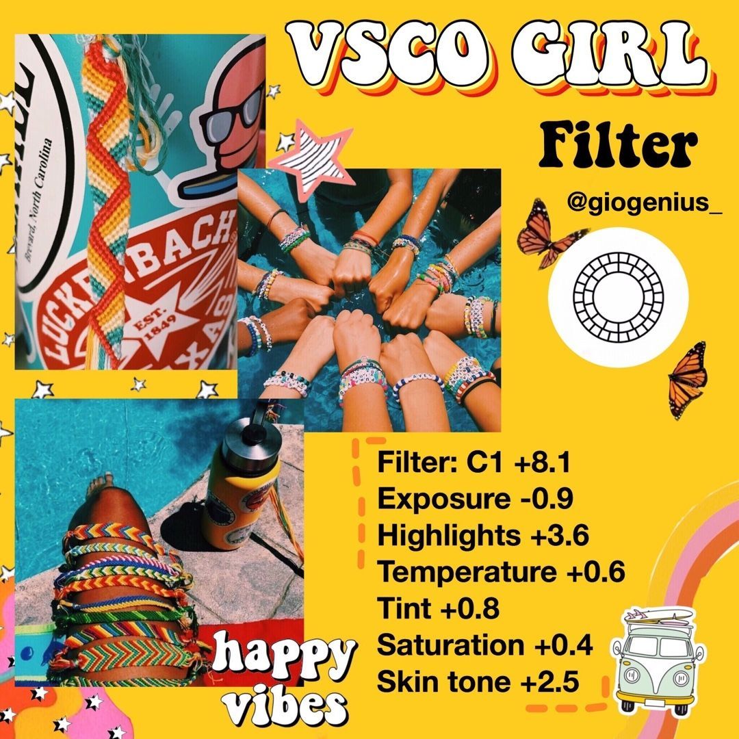 ☀️ VSCO GIRL FILTER ☀️⠀ ⠀