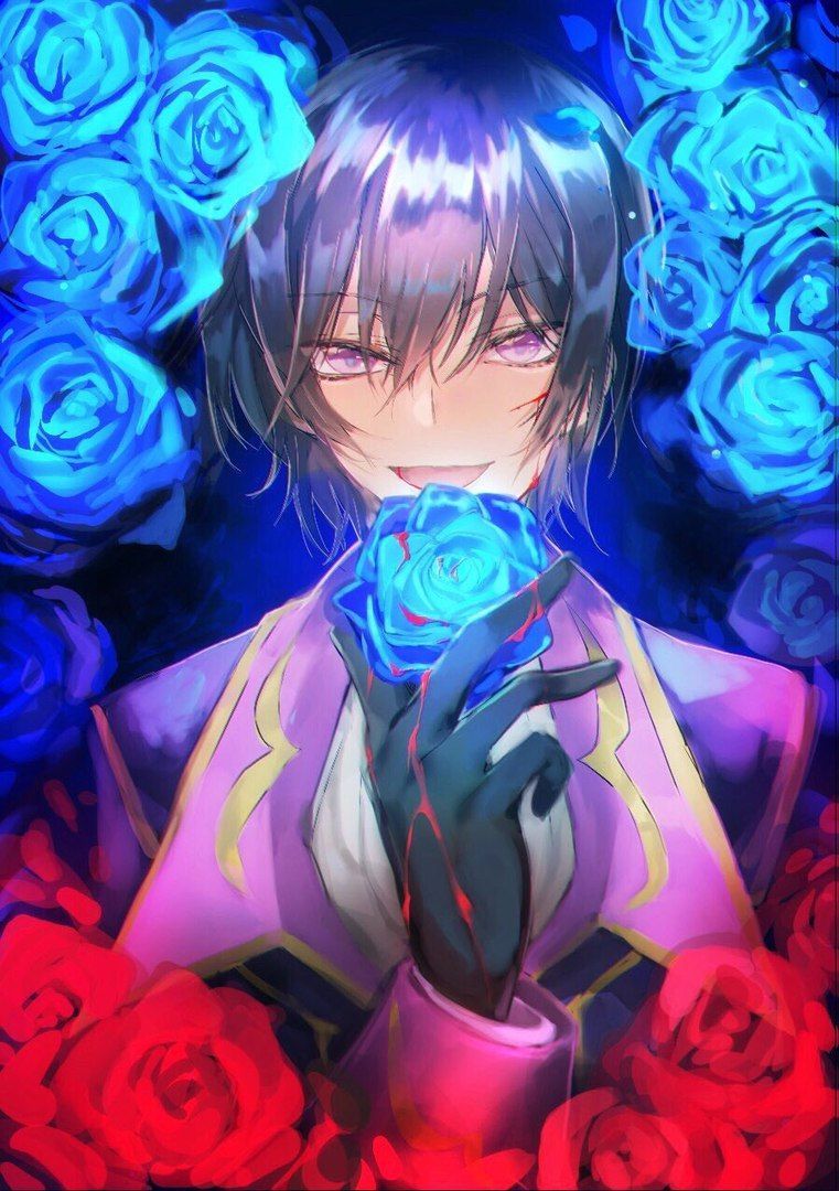Lelouch Lamperouge blue roses