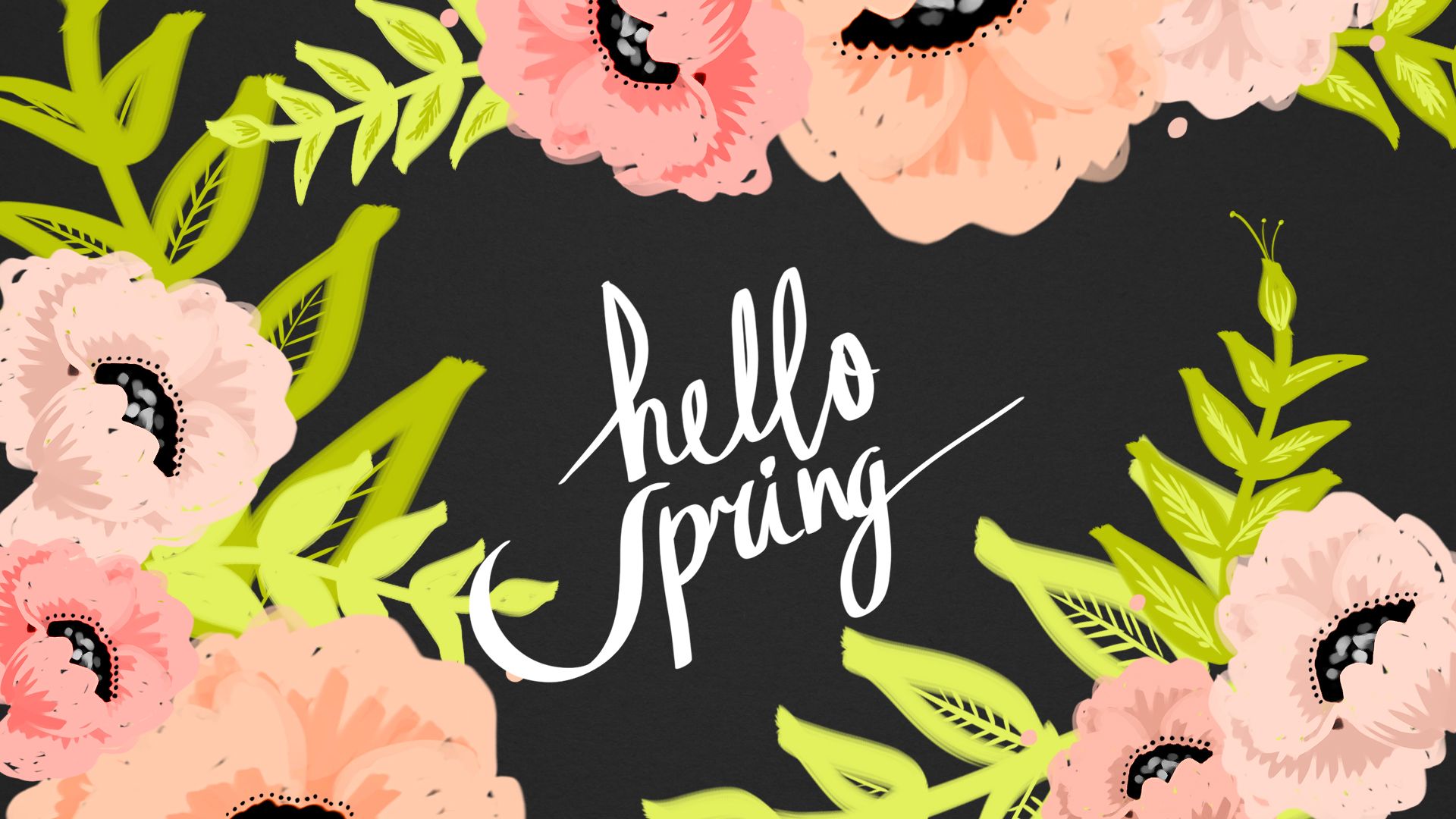 Tumblr Hello Spring Wallpaper