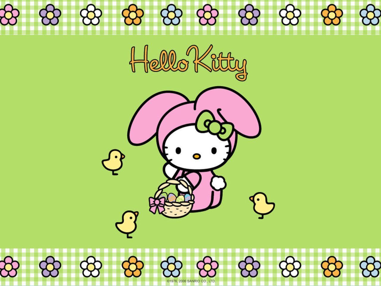Hello Kitty Spring Wallpaper Free Hello Kitty Spring Background