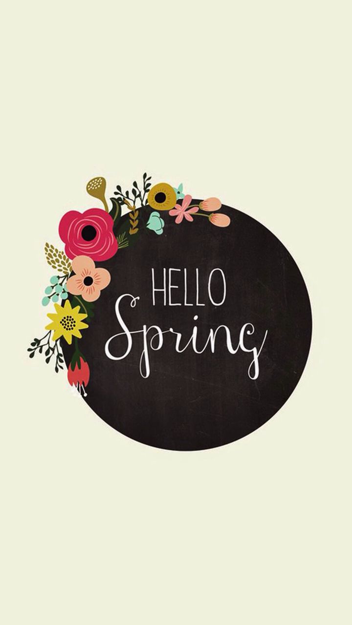 flowers, hello, spring, wallpaper