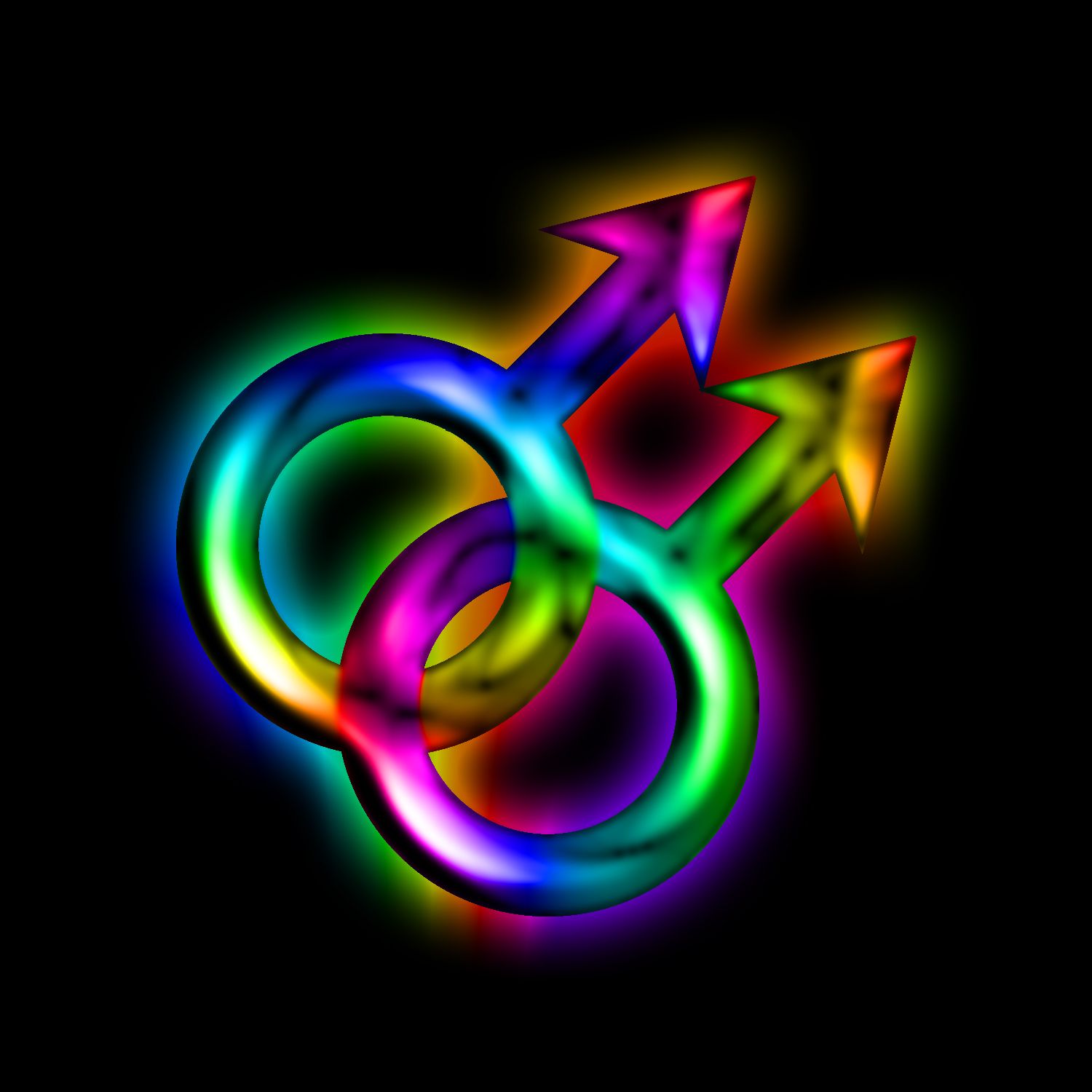 gay pride symbol green