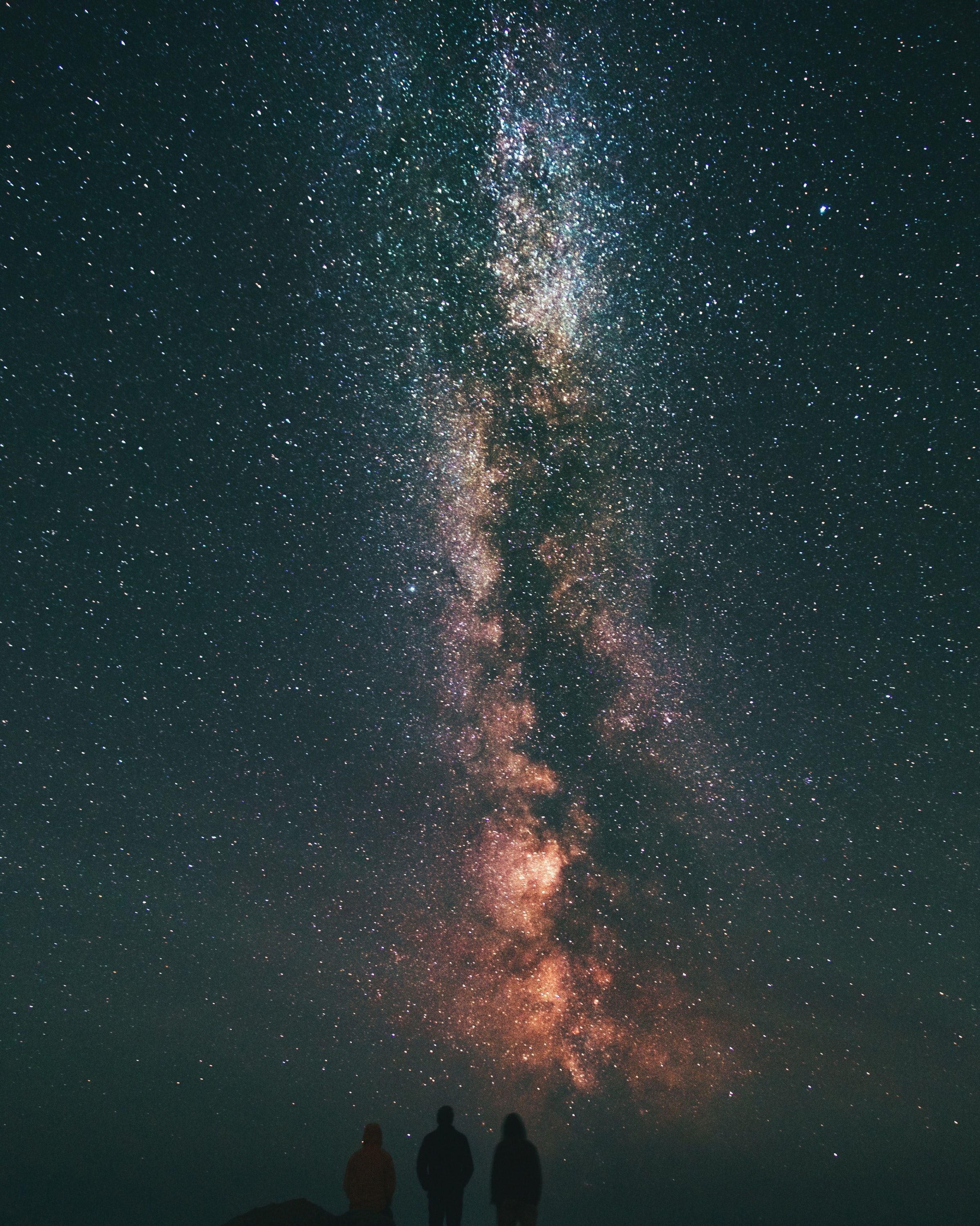Space #sky #milkyway #star #night #silhouette #wallpaper HD 4k