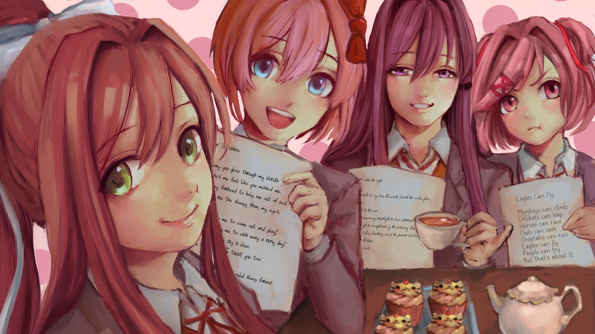 Anime Girl Wallpaper Doki Literature Club Art, Download