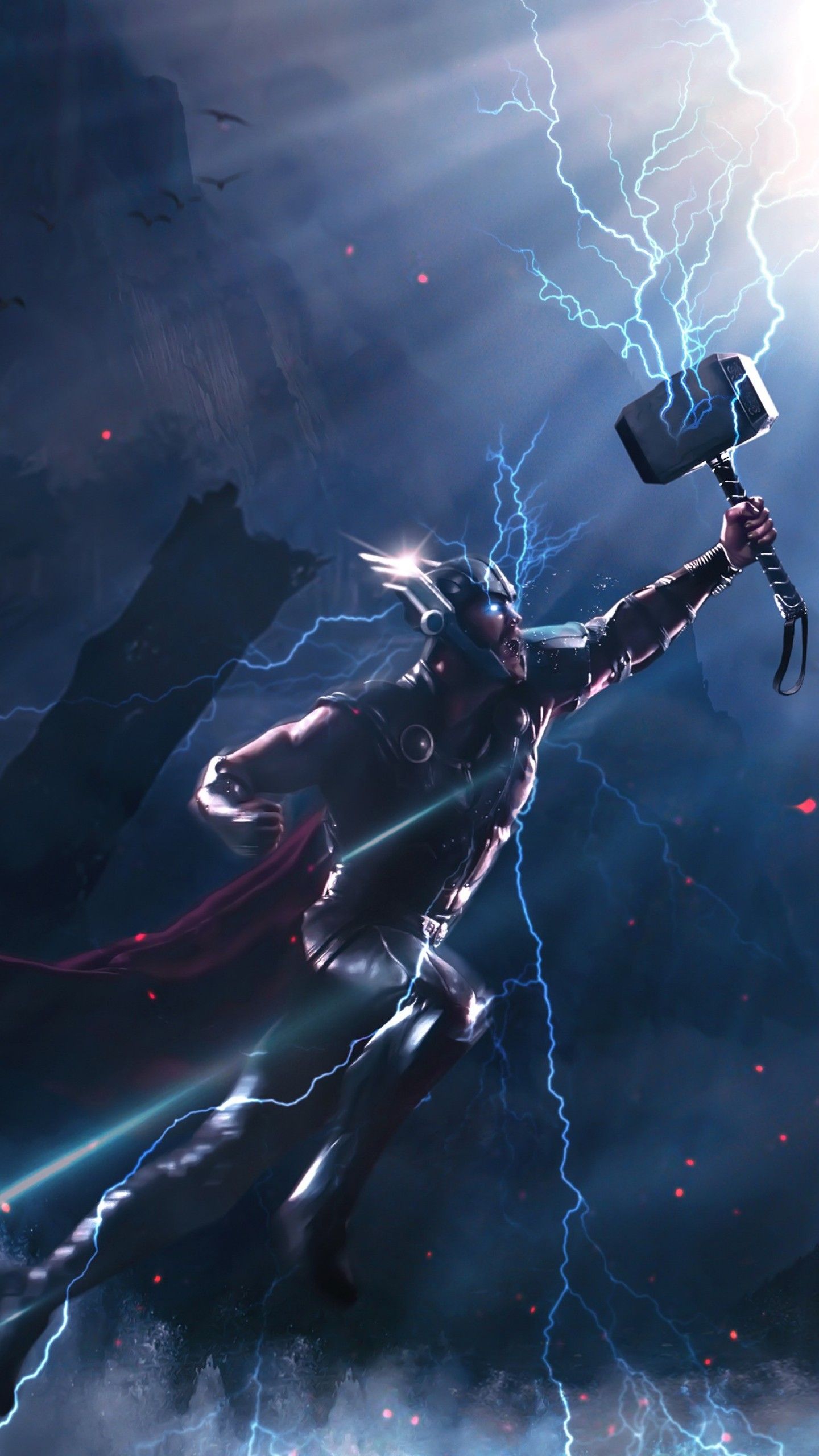 Wallpaper Thor, Kratos, Crossover, Fan art, 4K, Creative Graphics