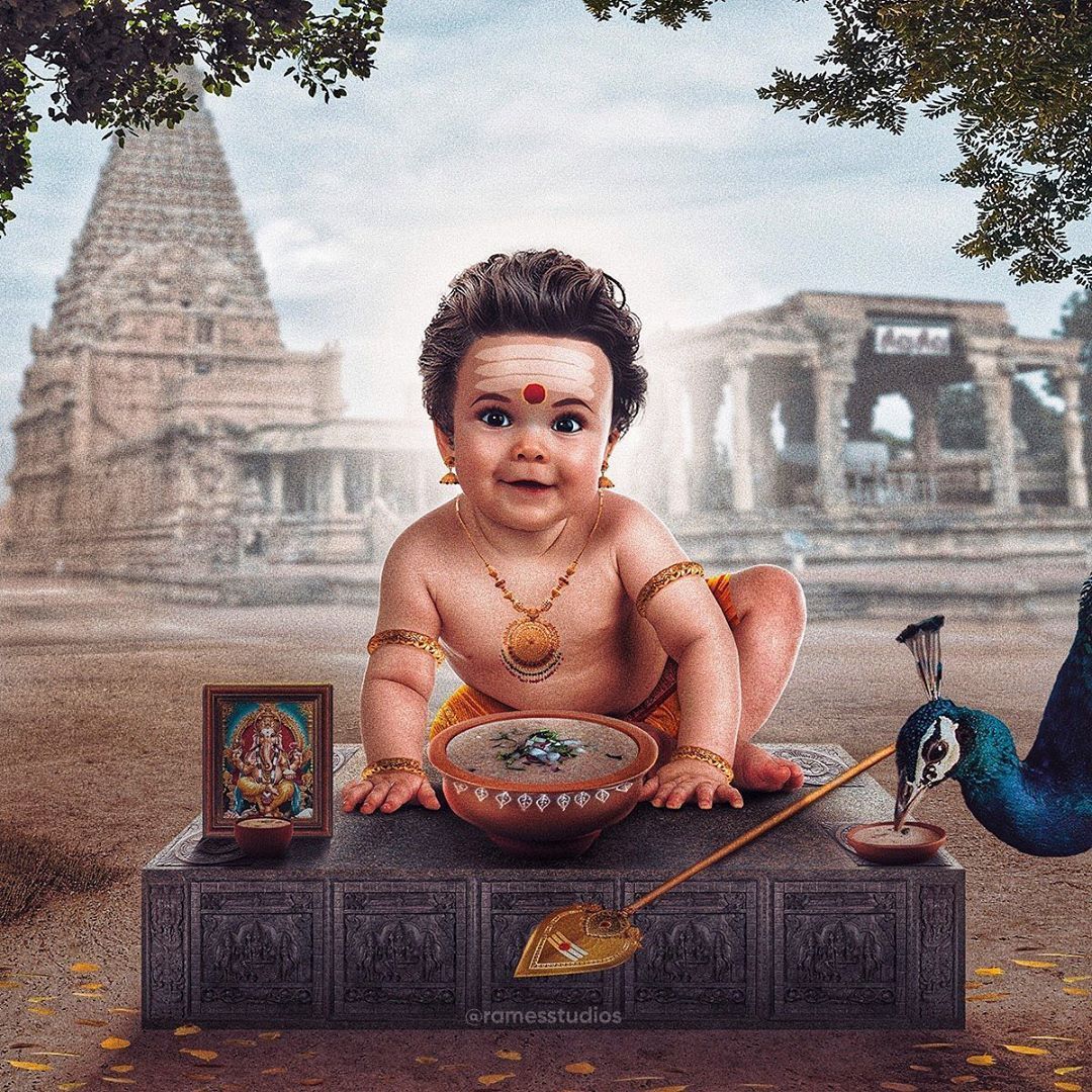 Download Baby Murugan God Of Tamil People Wallpaper | Wallpapers.com